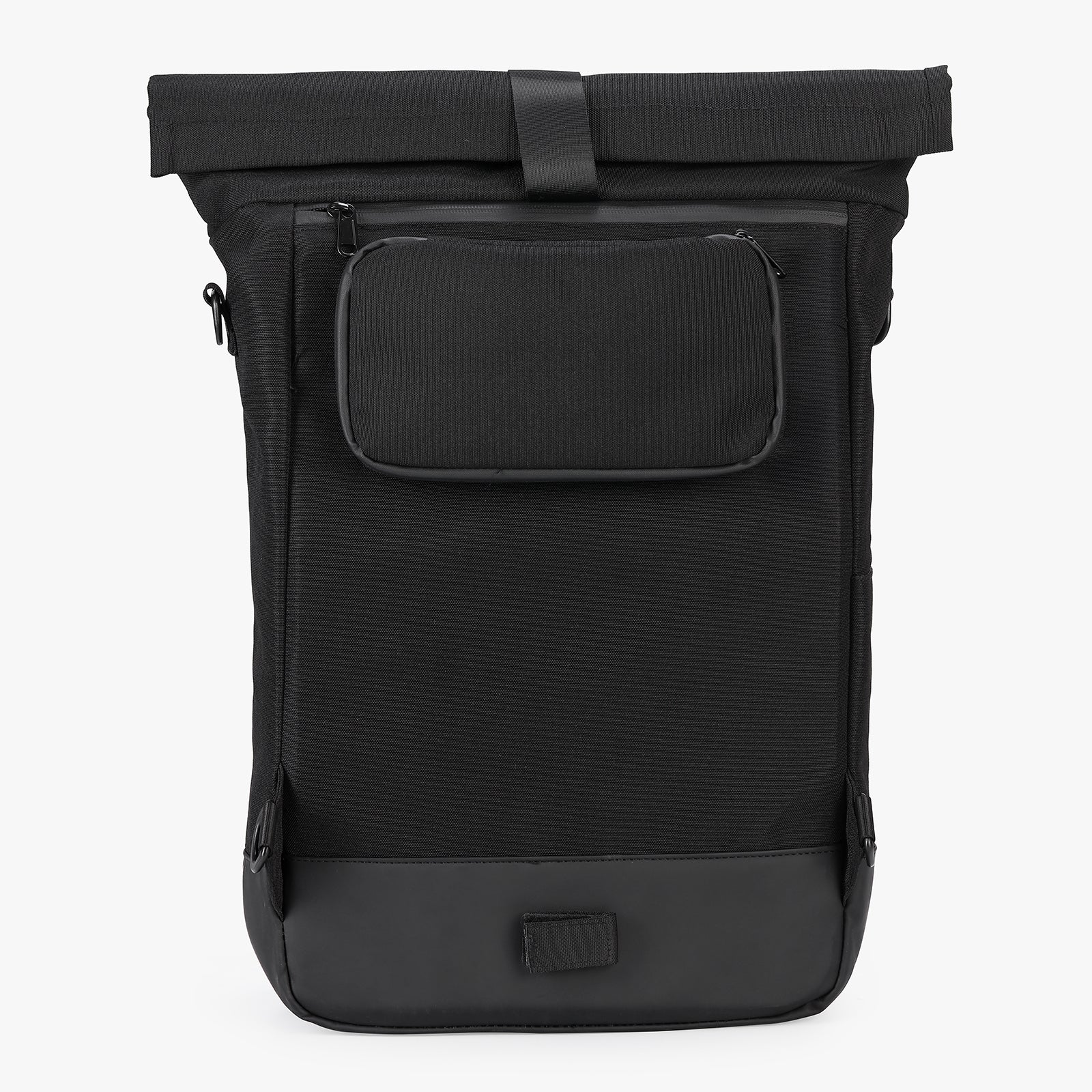 3 in 1 waterproof rolltop bicycle bag set 40-52L black-gray - 100% reflection - high visibility - bicycle bag - backpack - shoulder bag