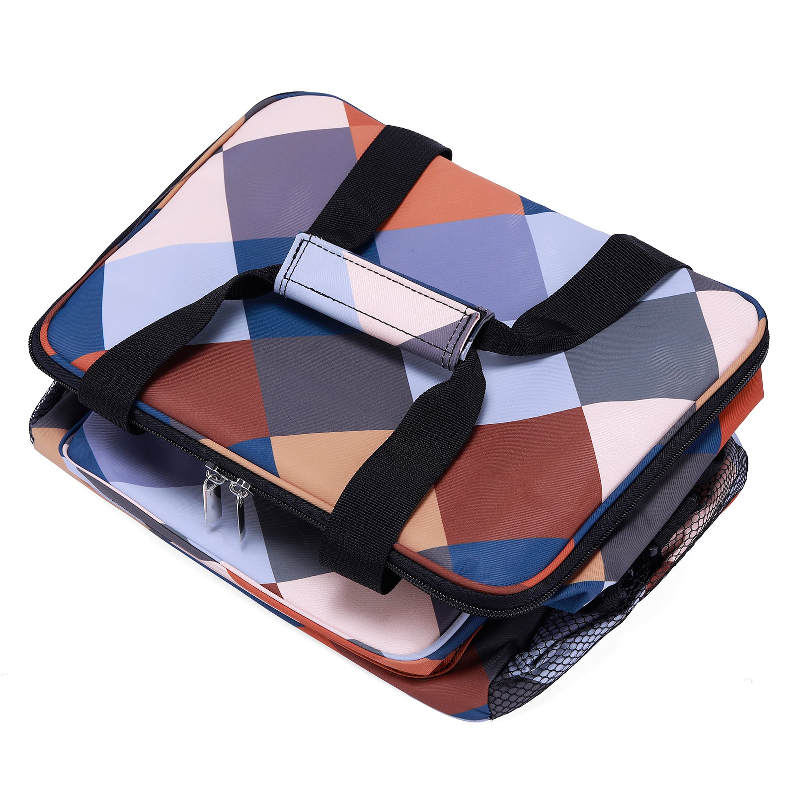 Koeltas 15L koeltas blok - lunchtas - 4-laags geïsoleerd - opvouwbaar - incl. 2 gratis koelelementen en draagband