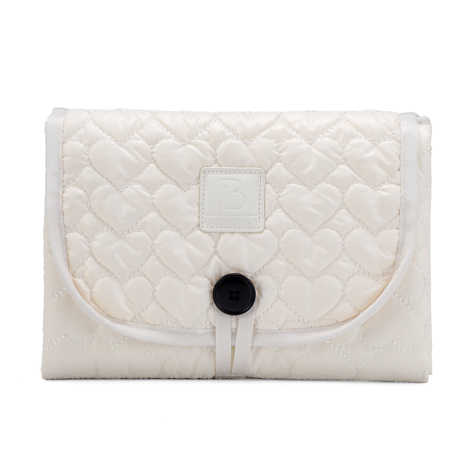 Florence diaper bag 17L cream - shoulder bag, changing bag - hard-wearing - incl. cool bag, changing mat and stroller hooks - nylon