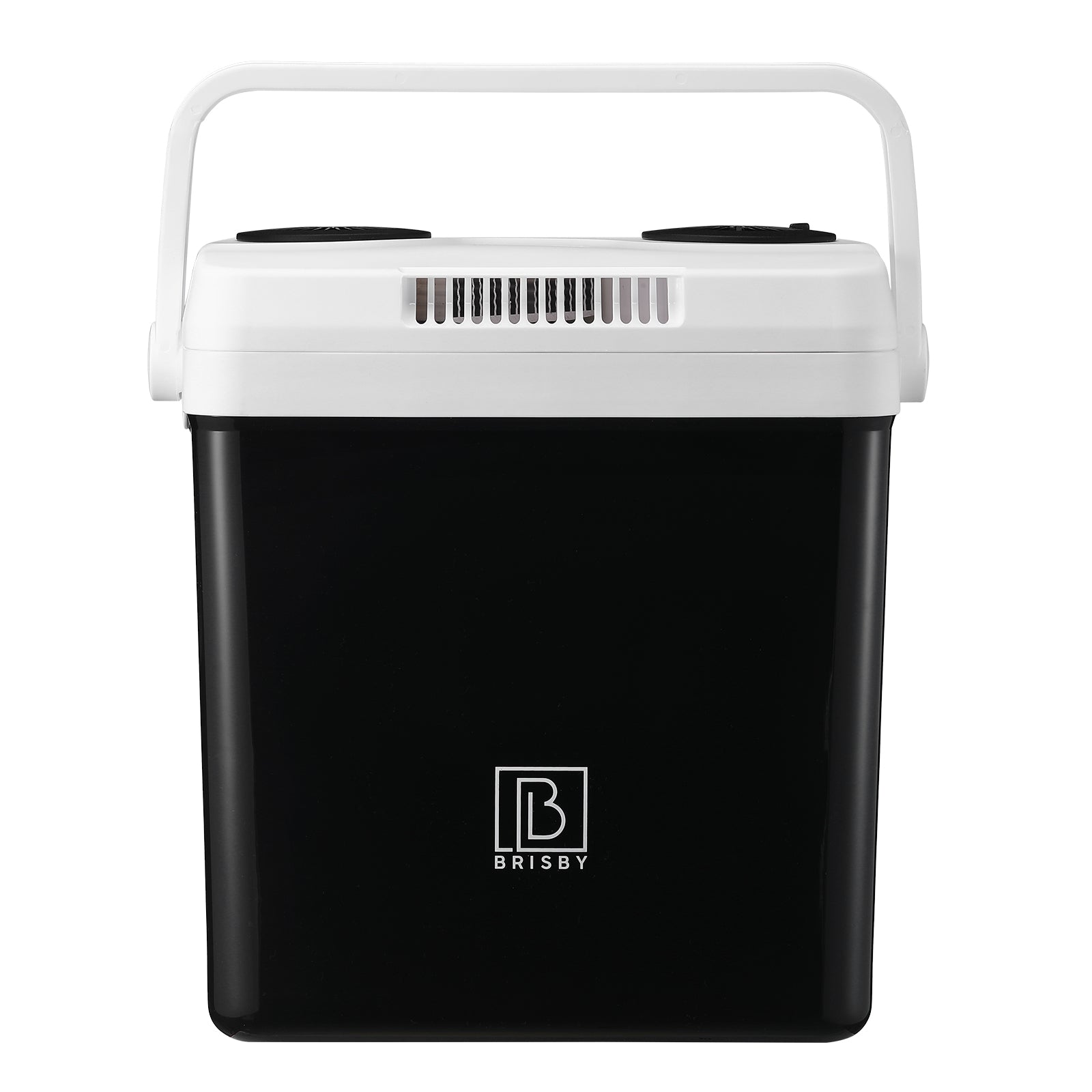 Elektrische koelbox 25L zwart - AC/DC 12V, 220/230V - incl. divider en vershoudbakjes - vergrendelbare deksel