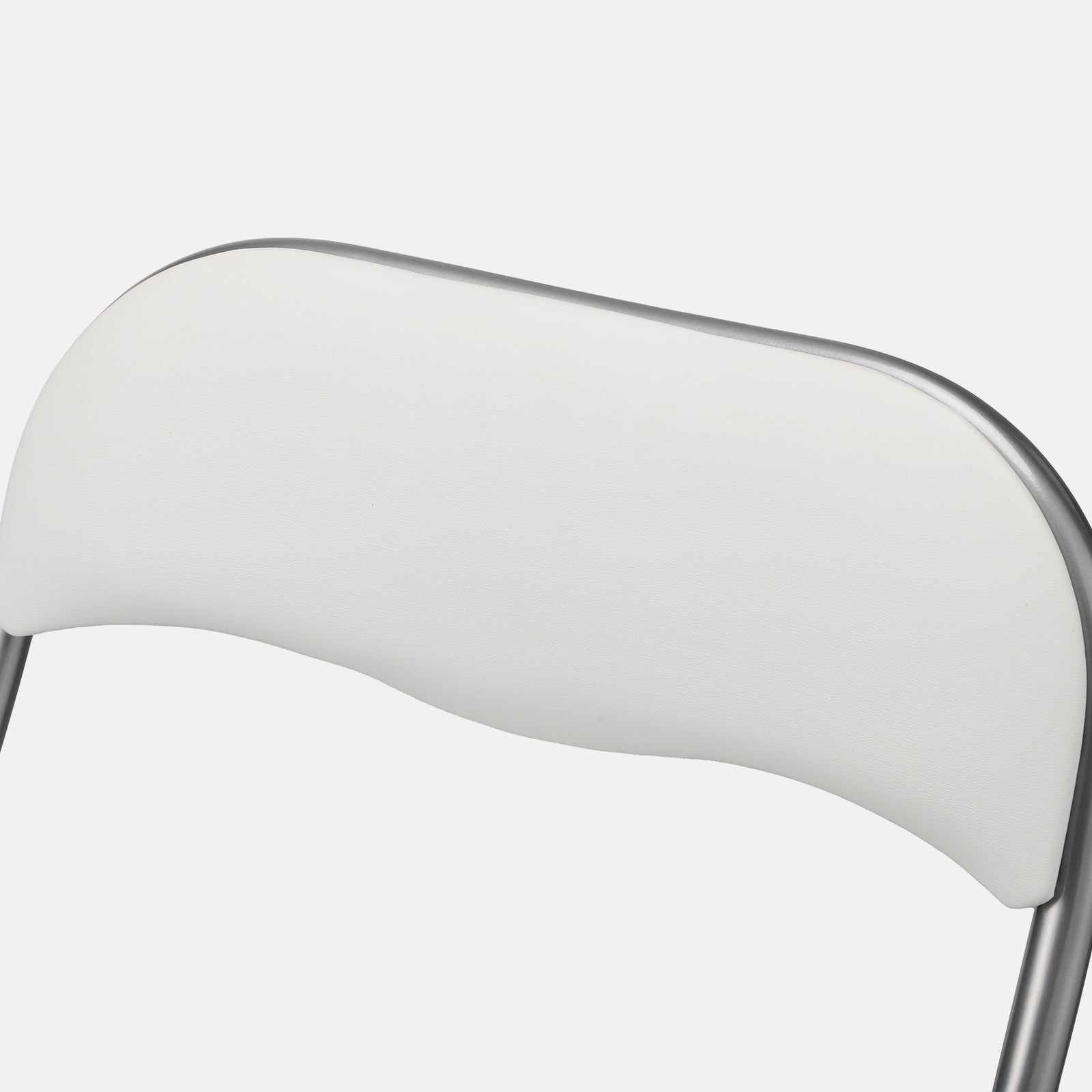 Bardi 2-delige Klapstoelen set PVC wit - 100 kg draagvermogen