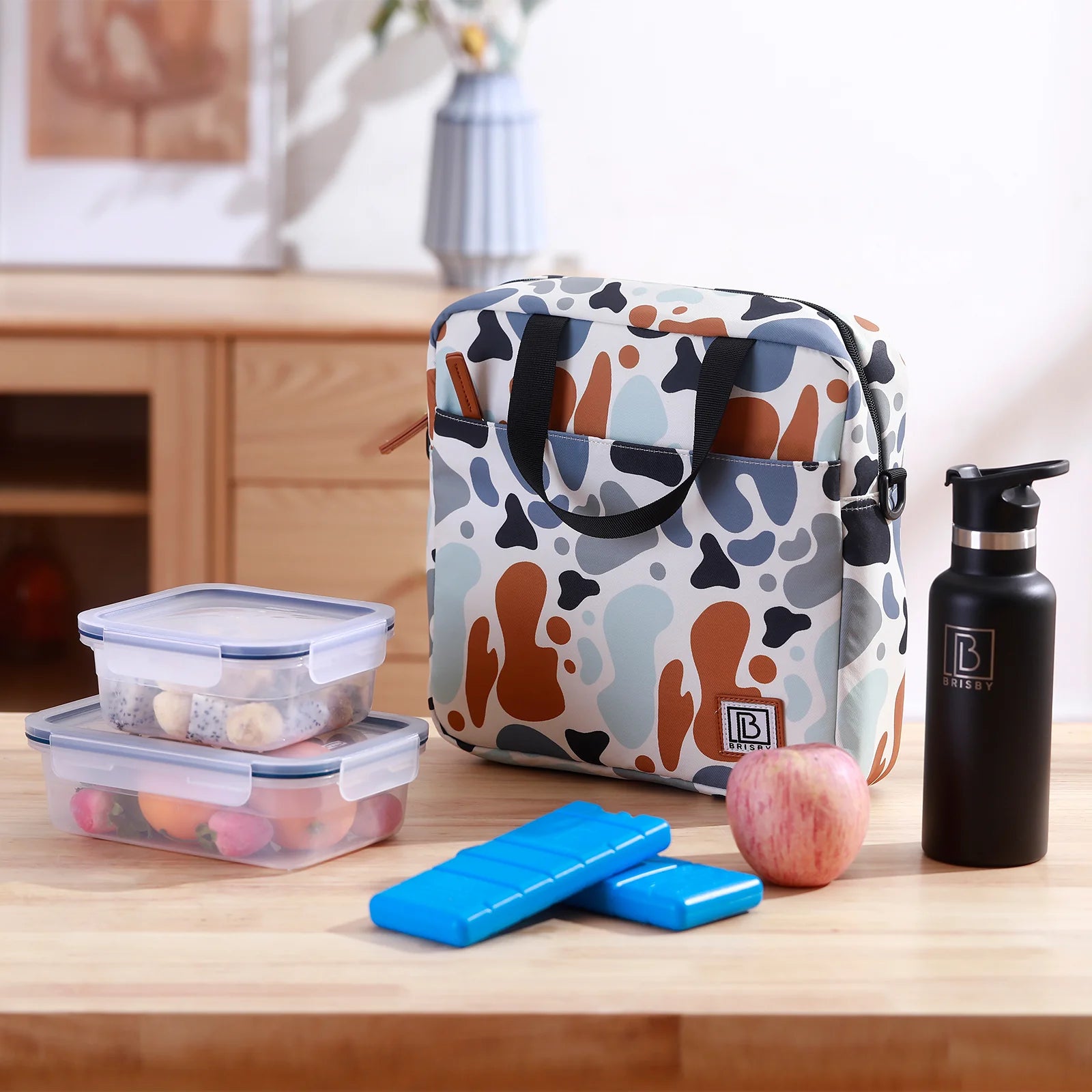 Cooler bag 7L palette - Lunch bag - 4-layer insulated - 2 free cooling elements - incl. shoulder strap