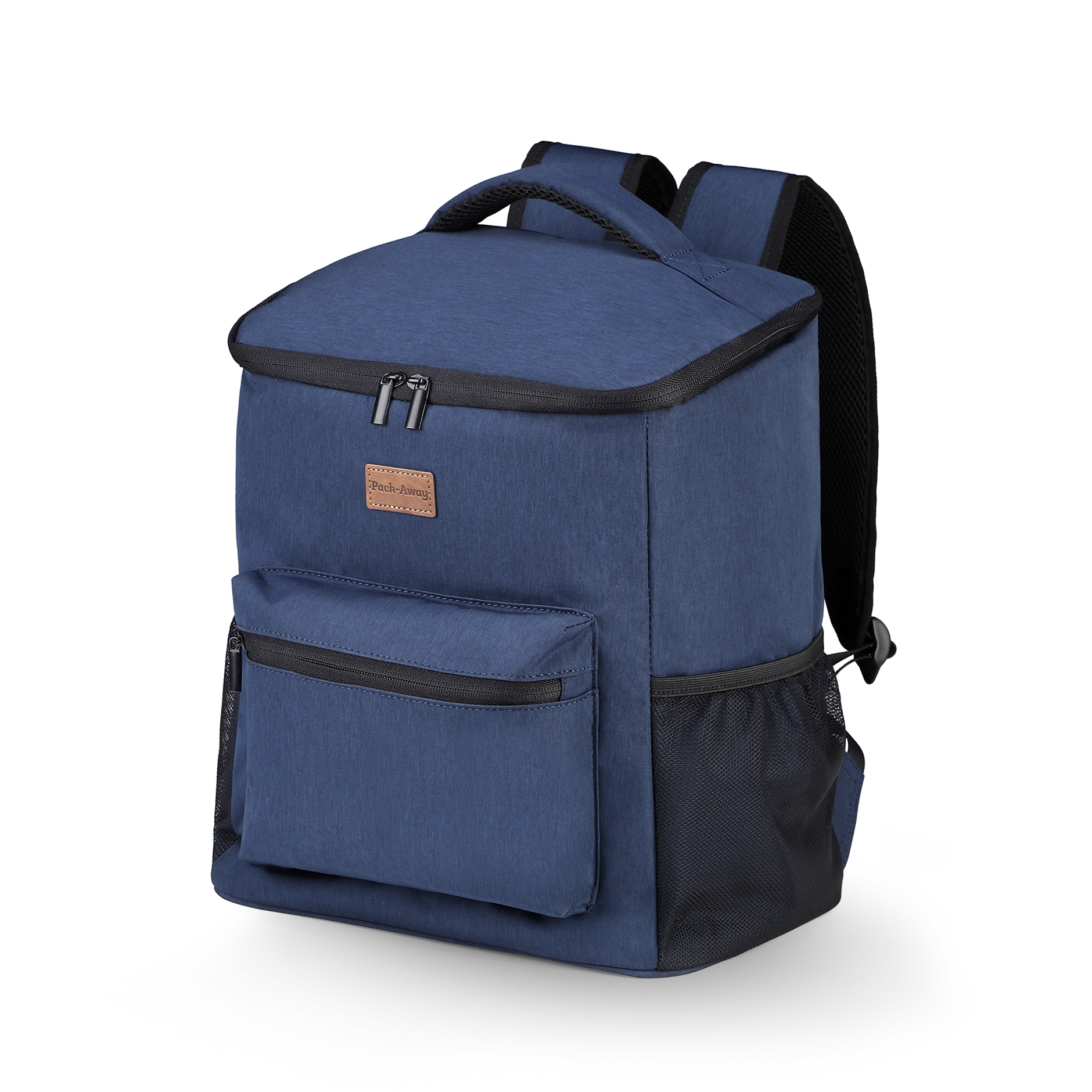 Packaway Koeltas rugzak 25L blauw - incl. 2 koelelementen, flessenopener