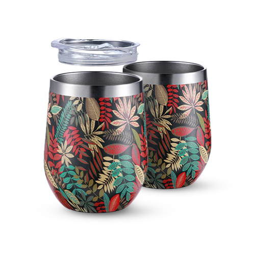 Bardi Thermosbekers 0,3L RVS jungle set - incl. deksels - dubbelwandig
