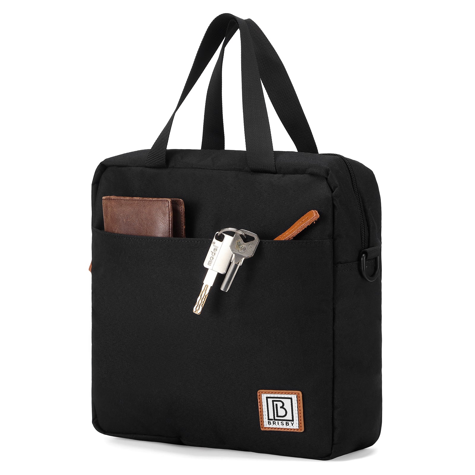 Brisby Koeltas Lunchtas 7L - Inclusief 2 Koelelementen & Schouderband - Zwart