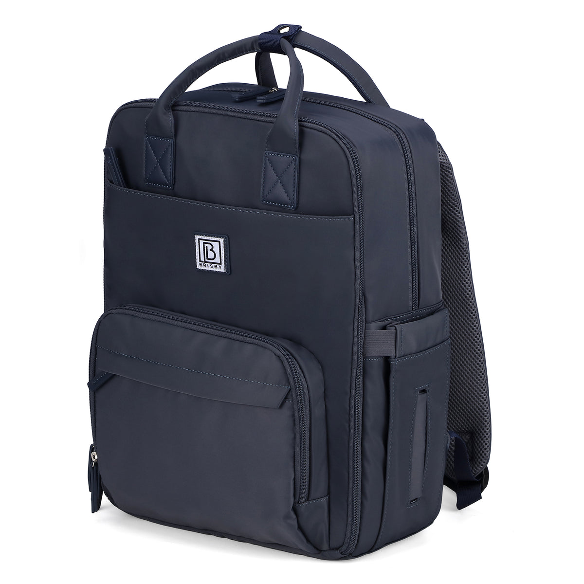 Brisby slijtvaste Luiertas – verzorgingstas – met buggymontage - Urban Blue