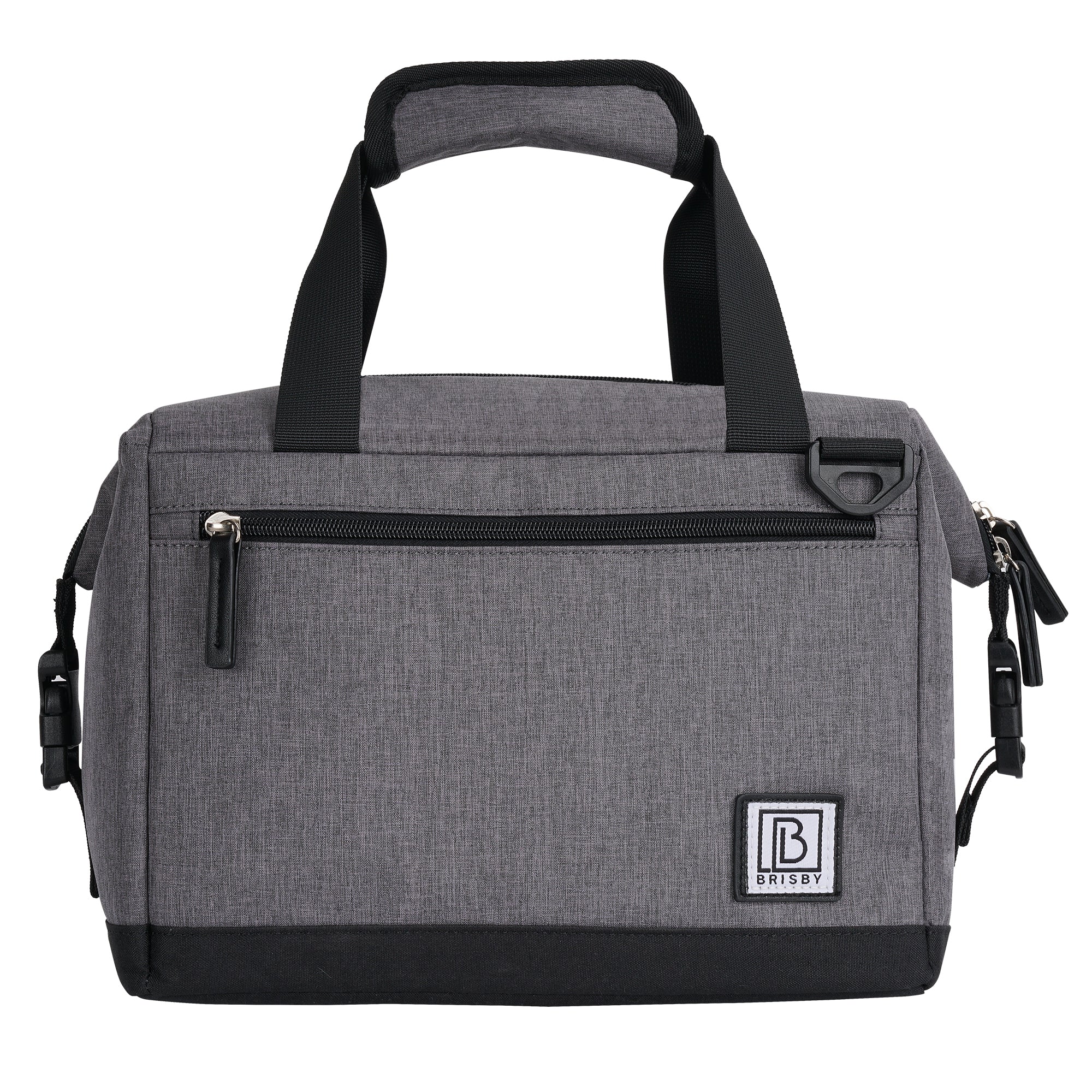 Brisby Koeltas 12L donkergrijs - incl. 2 koelelementen, schouderband