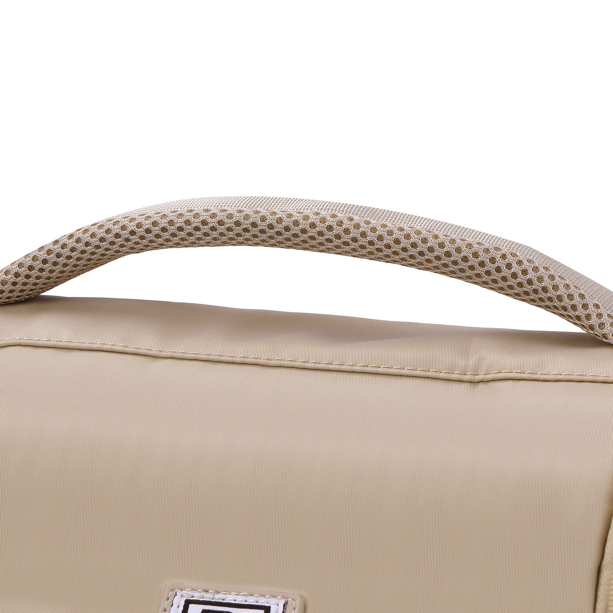 Brisby Koeltas 11 Liter - Lunchtas - Inclusief 2 Koelelementen - Dubbel Compartiment - 4-Laags Geïsoleerd - Waterafstotend - Natural Champagne