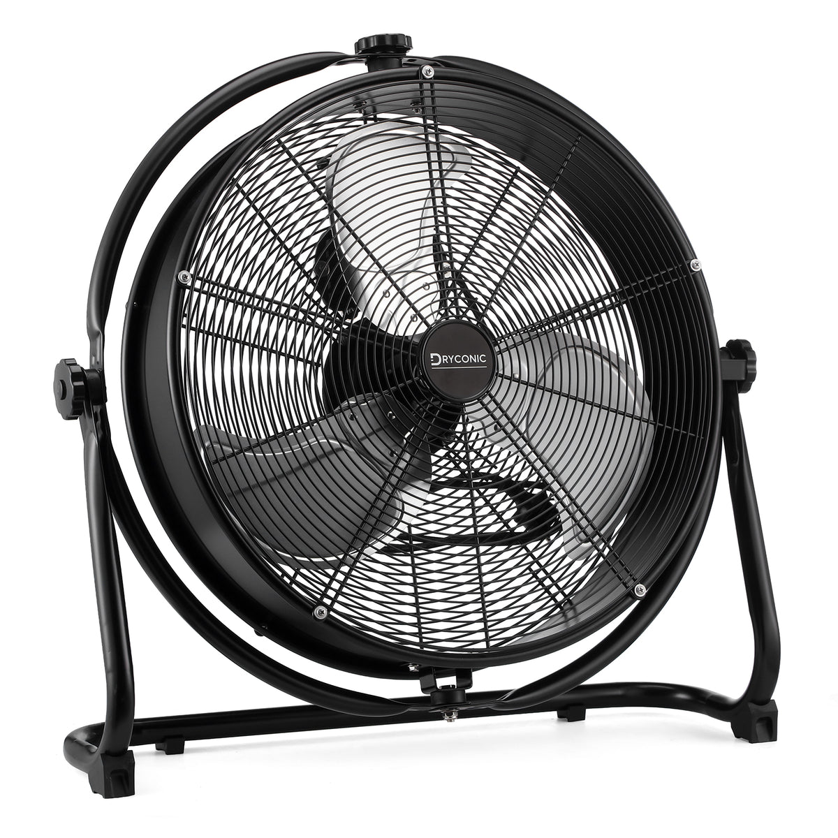 Dryconic 500mm. Professionele Ventilator met Beugel 360 Graden Draaibaar met 3 Snelheden en Ophangsysteem Voor Wandmontage