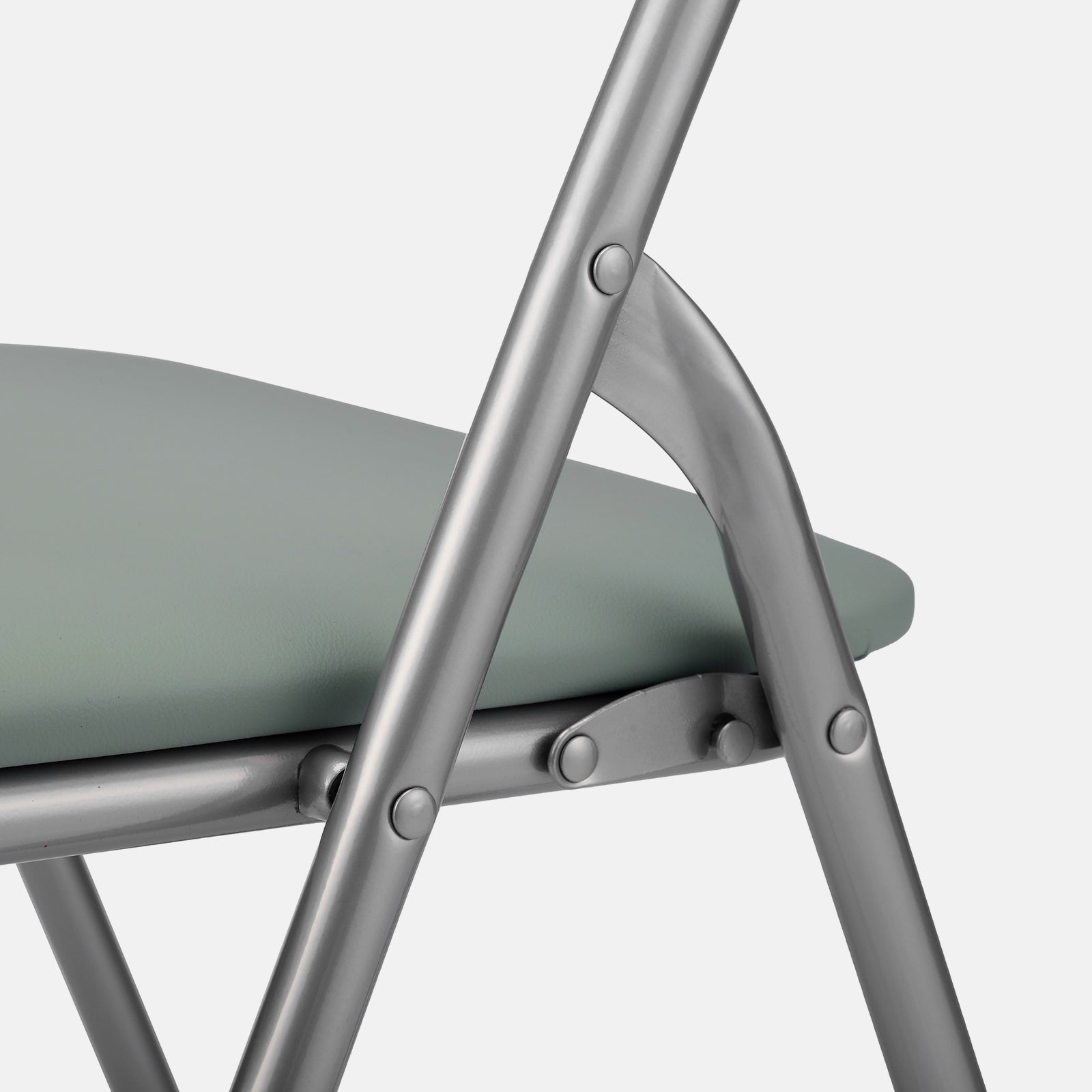 Bardi 8-delige Klapstoelen set PVC groen - 100 kg draagvermogen