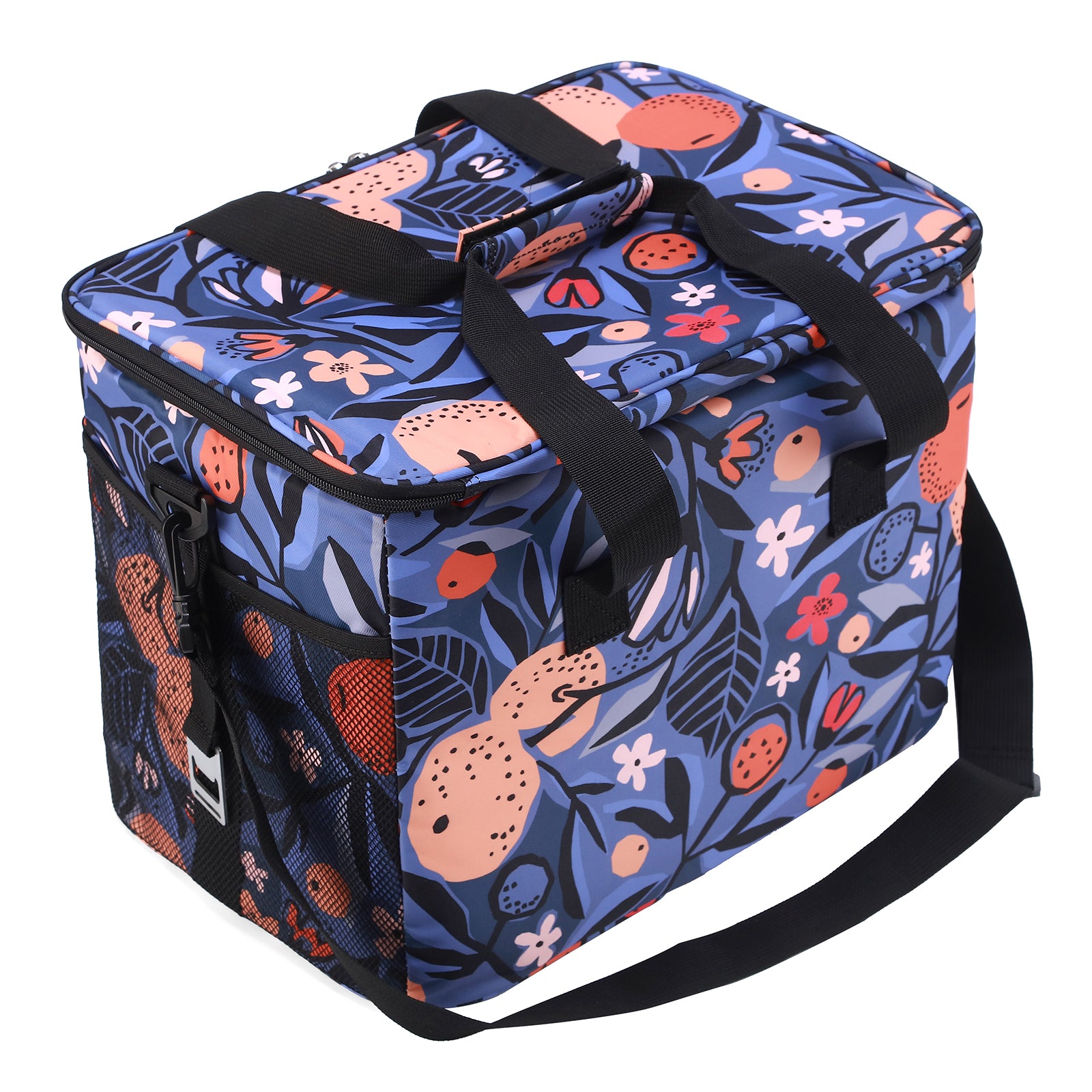 Cooler bag 30L valencia - lunch bag - foldable - 4-layer insulated - incl. 4 free cooling elements and carrying strap