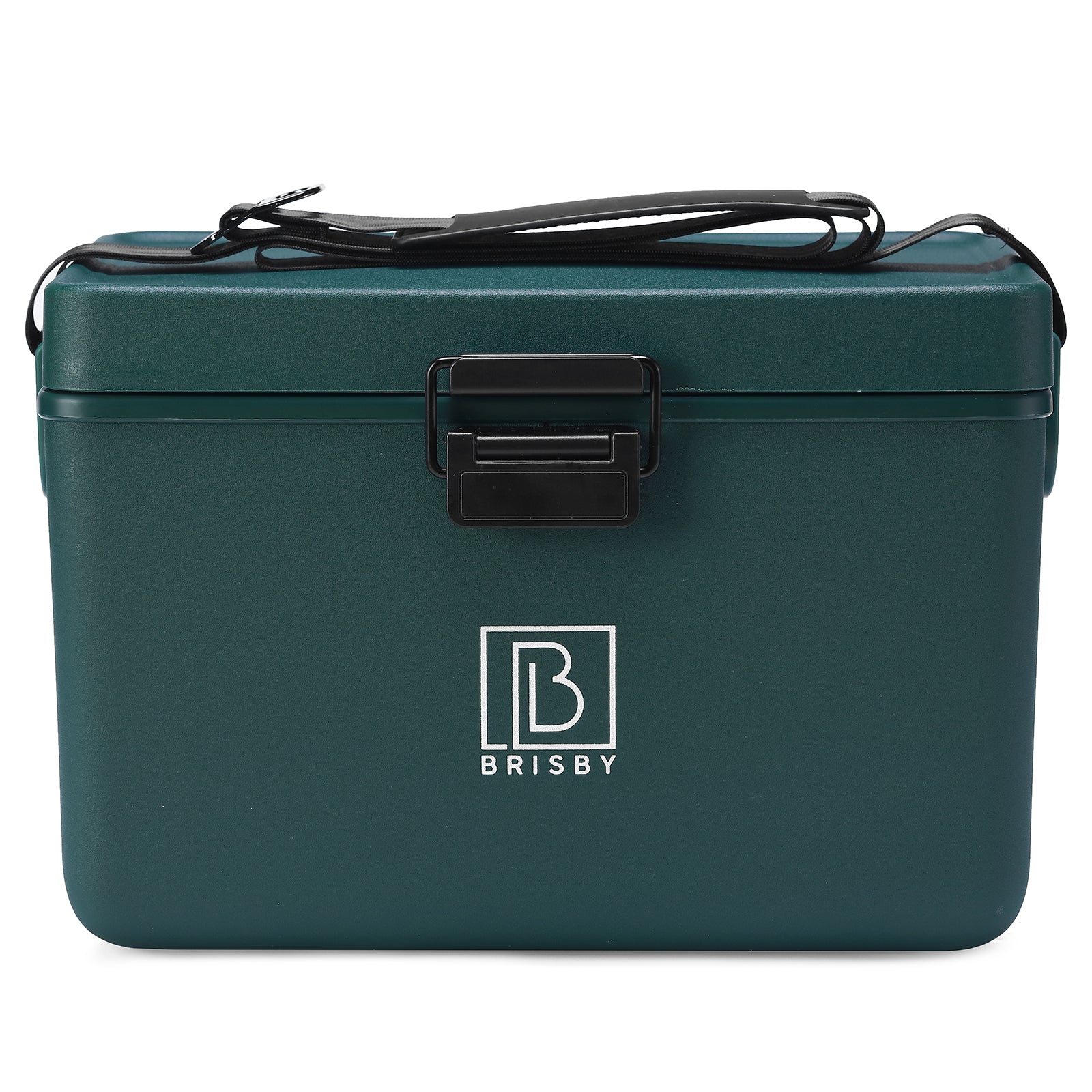 Koelbox 12L met draagband groen - Dividers - snijplanken - tot maximaal 40 uur isolatie - incl. 2 koelelementen van 200ml