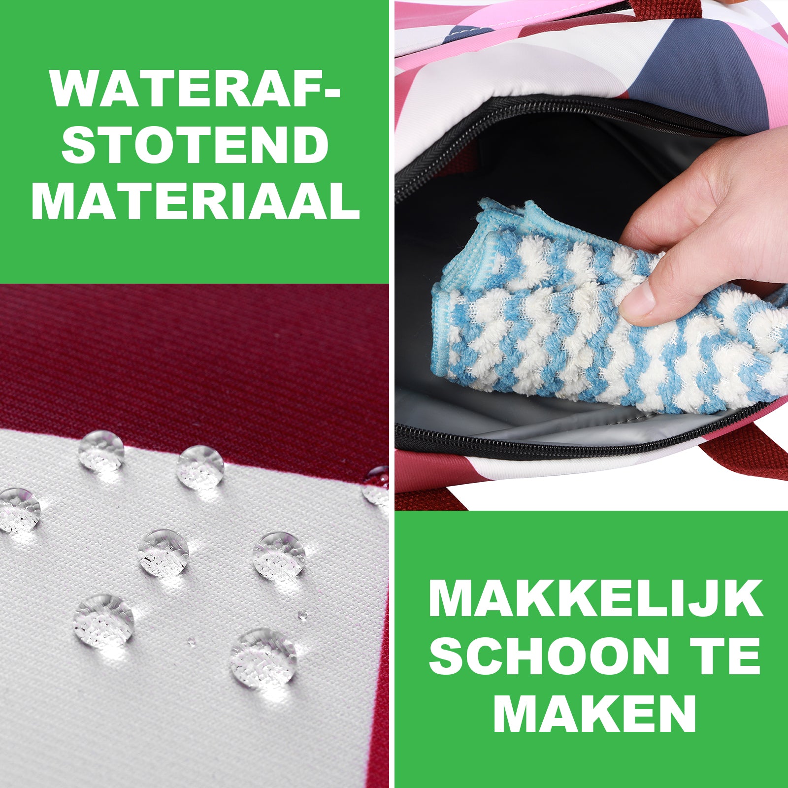 Koeltas 7L blok roze - Lunchtas - 4-laags geïsoleerd - 2 gratis koelelementen - incl. schouderband
