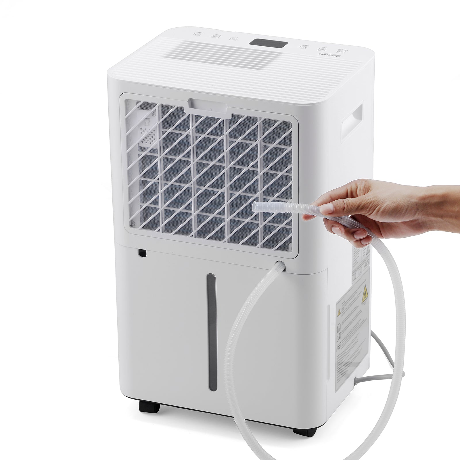 Dryconic Luchtontvochtiger 20L - automatische vochtregeling - 4L tank - drainage - krachtige ontvochtiging