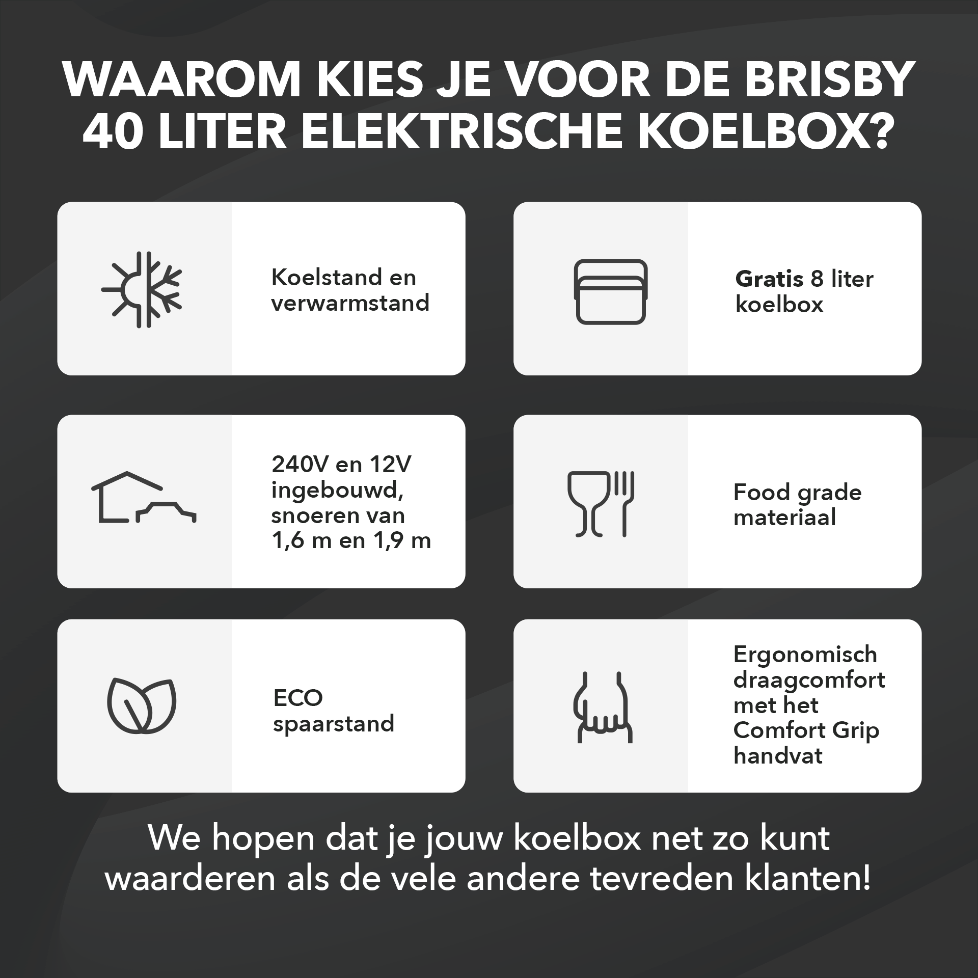 Elektrische koelbox 40L zwart SET - Incl. 8L passieve koelbox - incl. divider en koelelementen - AC/DC 12V, 220/230V