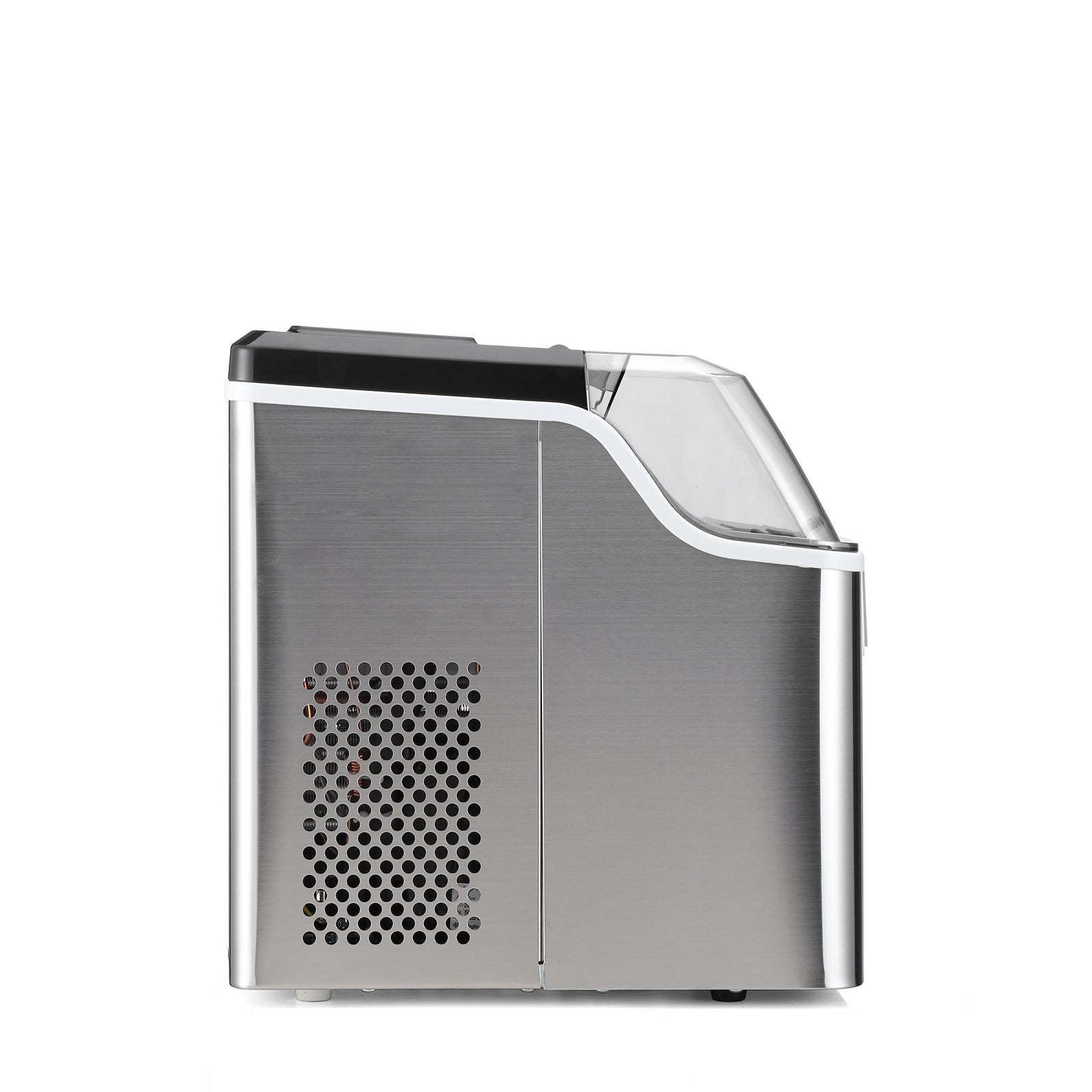 Bardi IJsblokjesmachine 3,2L ijsblokken RVS - 20 kg ijs per 24 uur - incl. thermosbeker