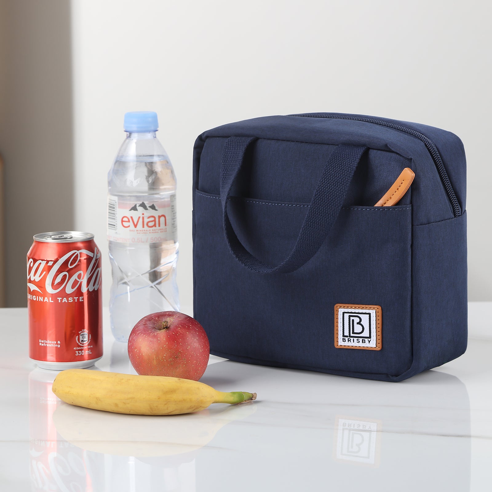 Brisby Koeltas Lunchtas 4L - Waterafstotend - Geïsoleerde Kolftas - Inclusief Koelelement - Blauw