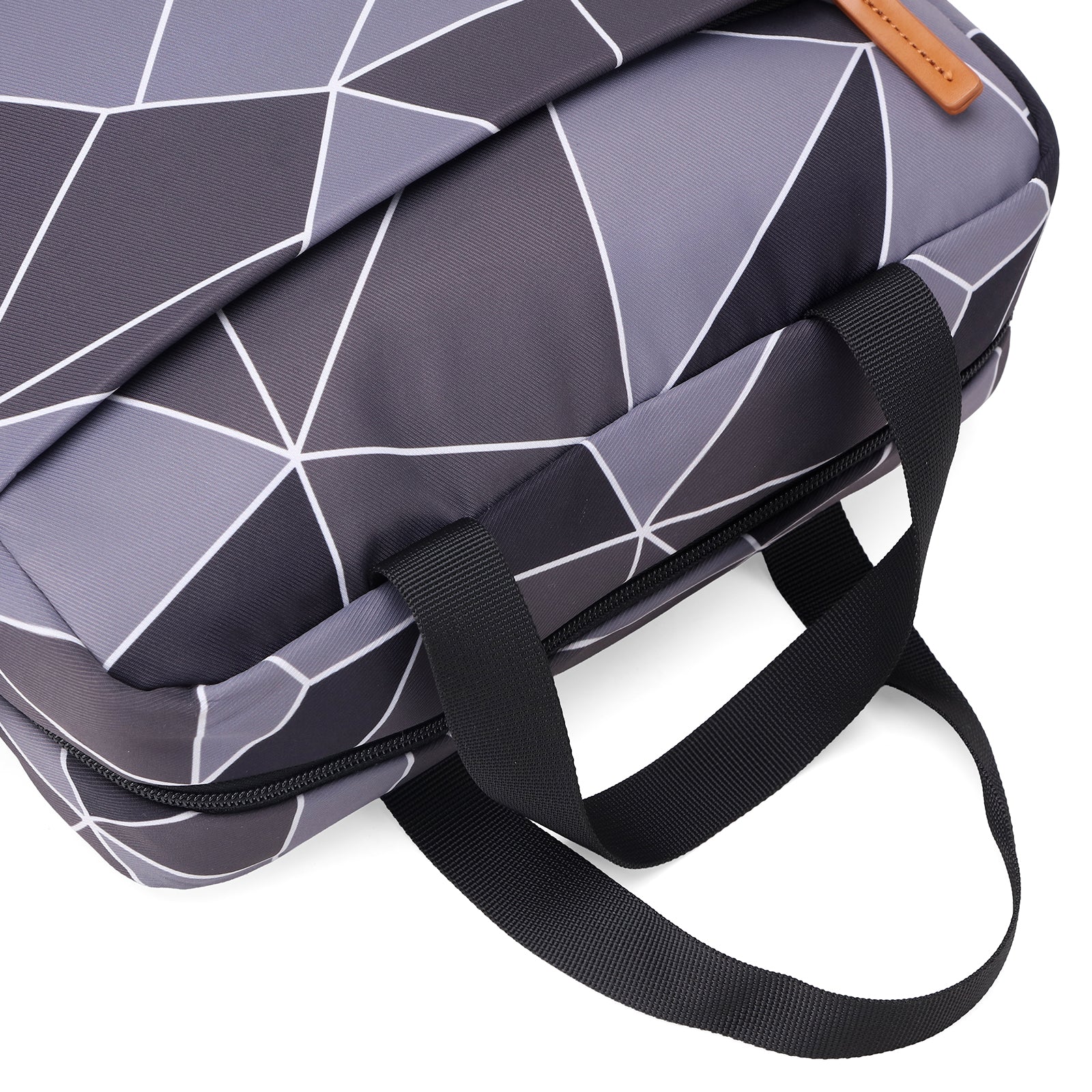 Brisby Koeltas Lunchtas 7L - Inclusief 2 Koelelementen & Schouderband - Abstract Grijs&Zwart