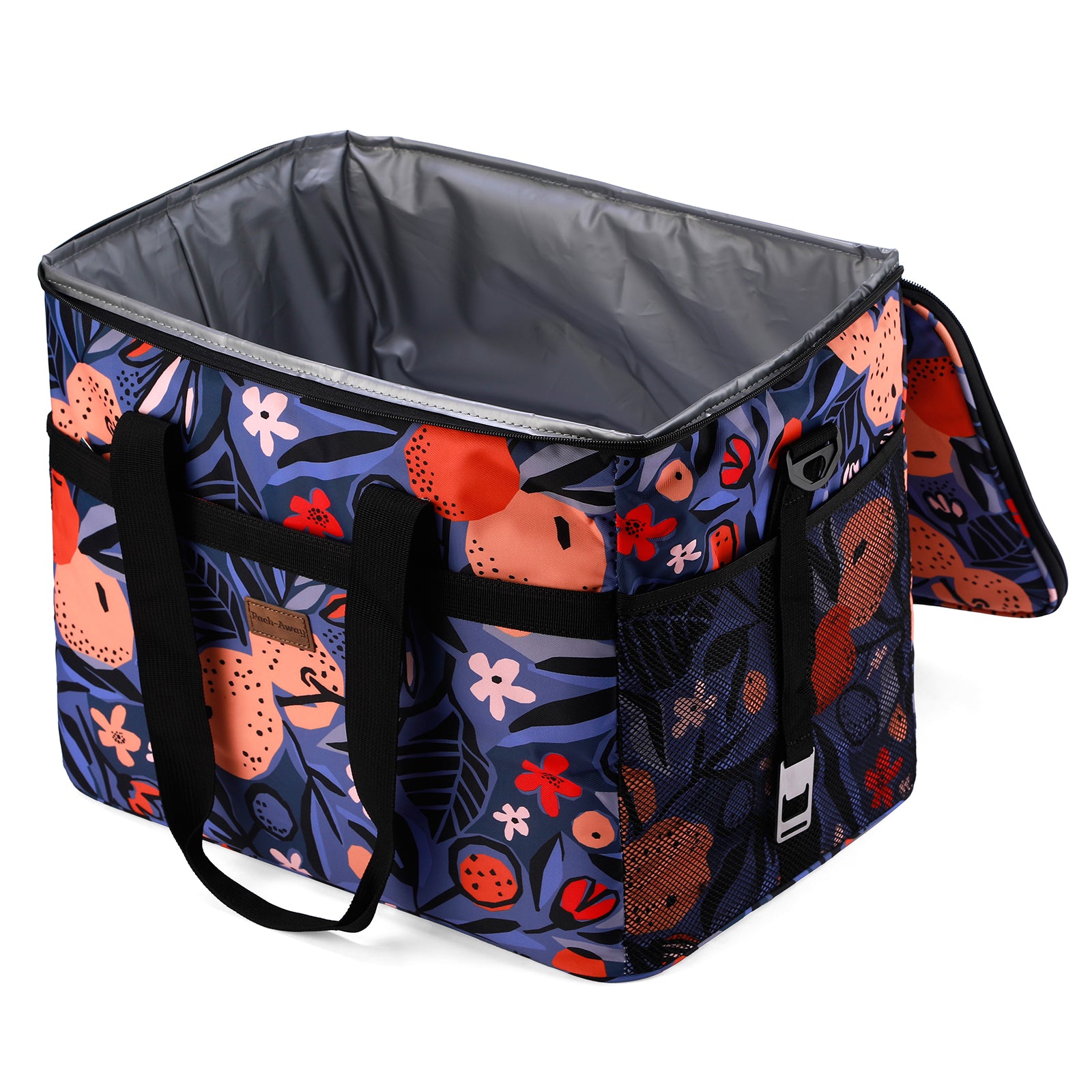 Cooler bag 40L valencia - lunch bag - foldable - 4-layer insulated - incl. 6 free cooling elements and carrying strap