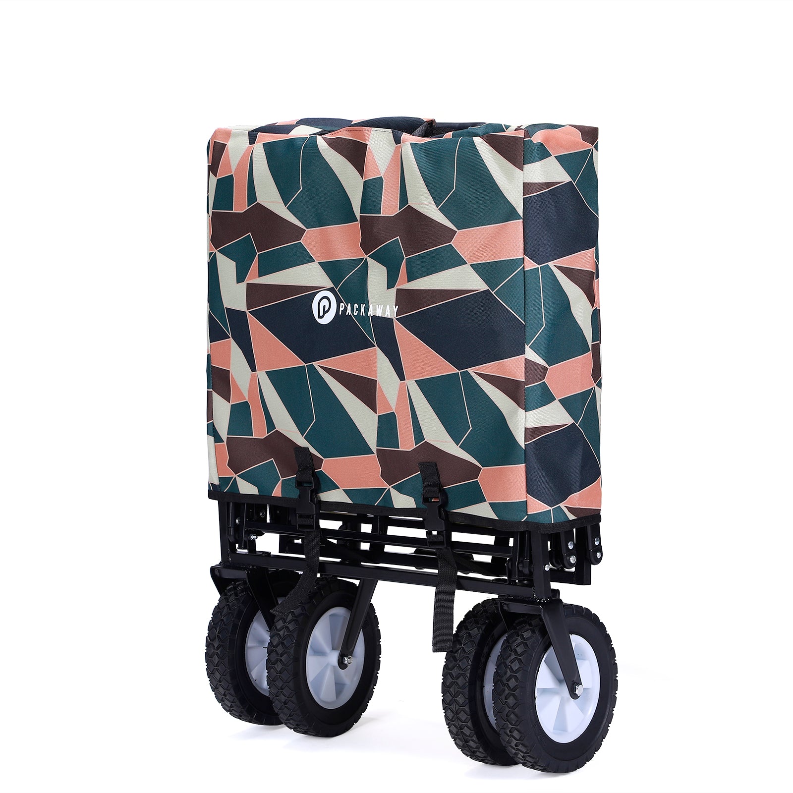 Packaway Bolderkar 70kg abstract colours - opvouwbaar - wasbaar
