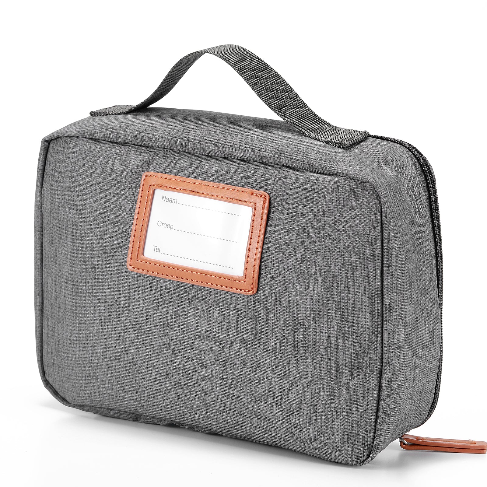 Cooler bag 2.5L dark gray - 4-layer insulated - free cooling element