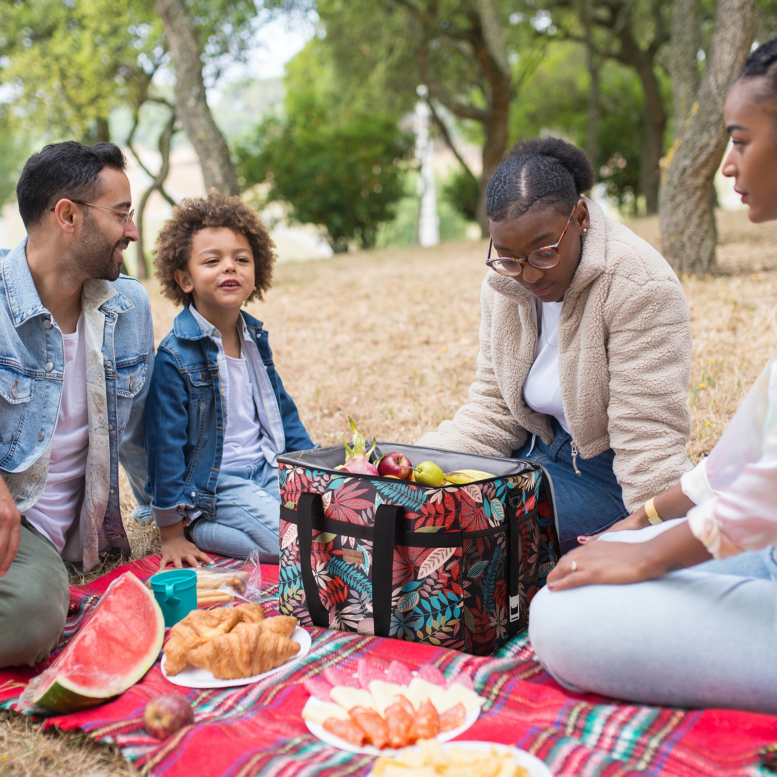 Packaway Koeltas 30L jungle - incl. 4 koelelementen, draagband