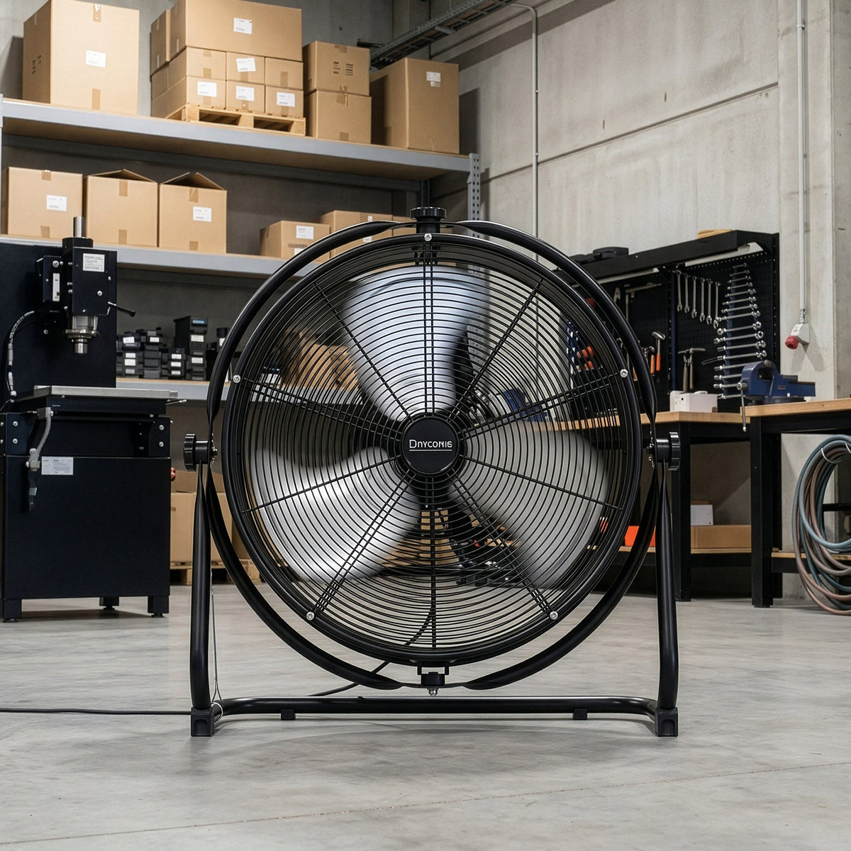 Dryconic ventilator 500 mm, 3 standen