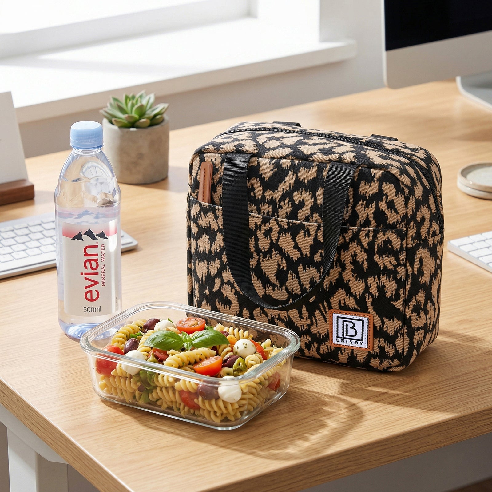 Brisby Koeltas Lunchtas 4L - Waterafstotend - Geïsoleerde Kolftas - Inclusief Koelelement - Leo