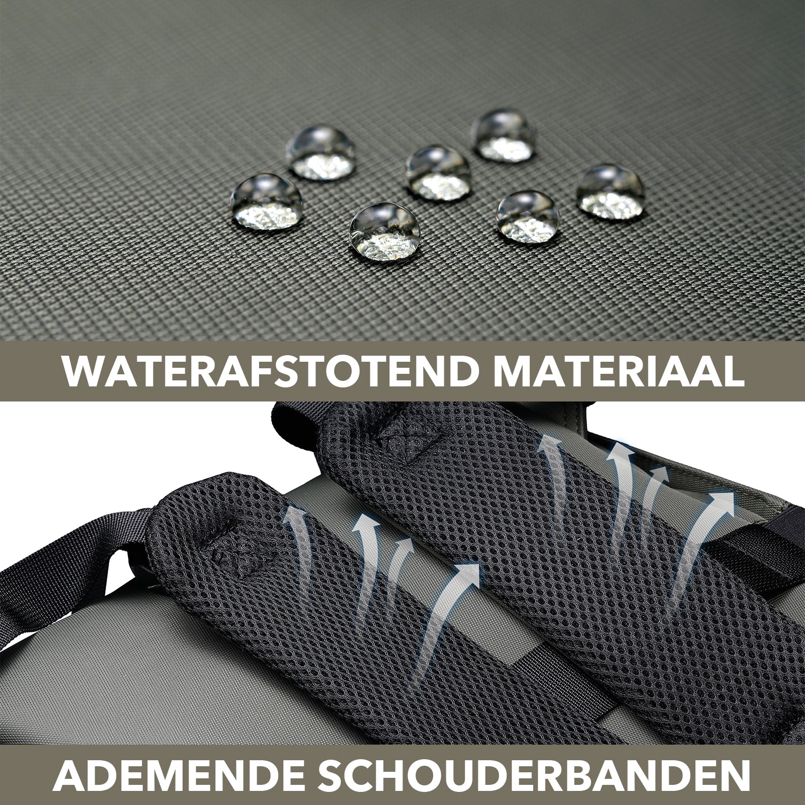 Brisby Luiertas stayopen groen - incl. buggymontage en verschoonmat