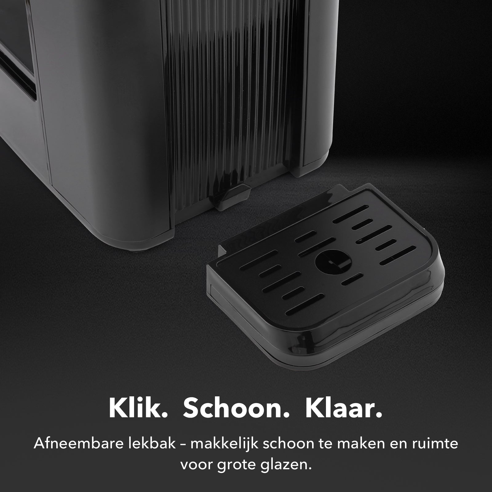 Bardi Heetwaterdispenser 2,6L zwart met STRIX filter - incl. thermoscup + onderzetter