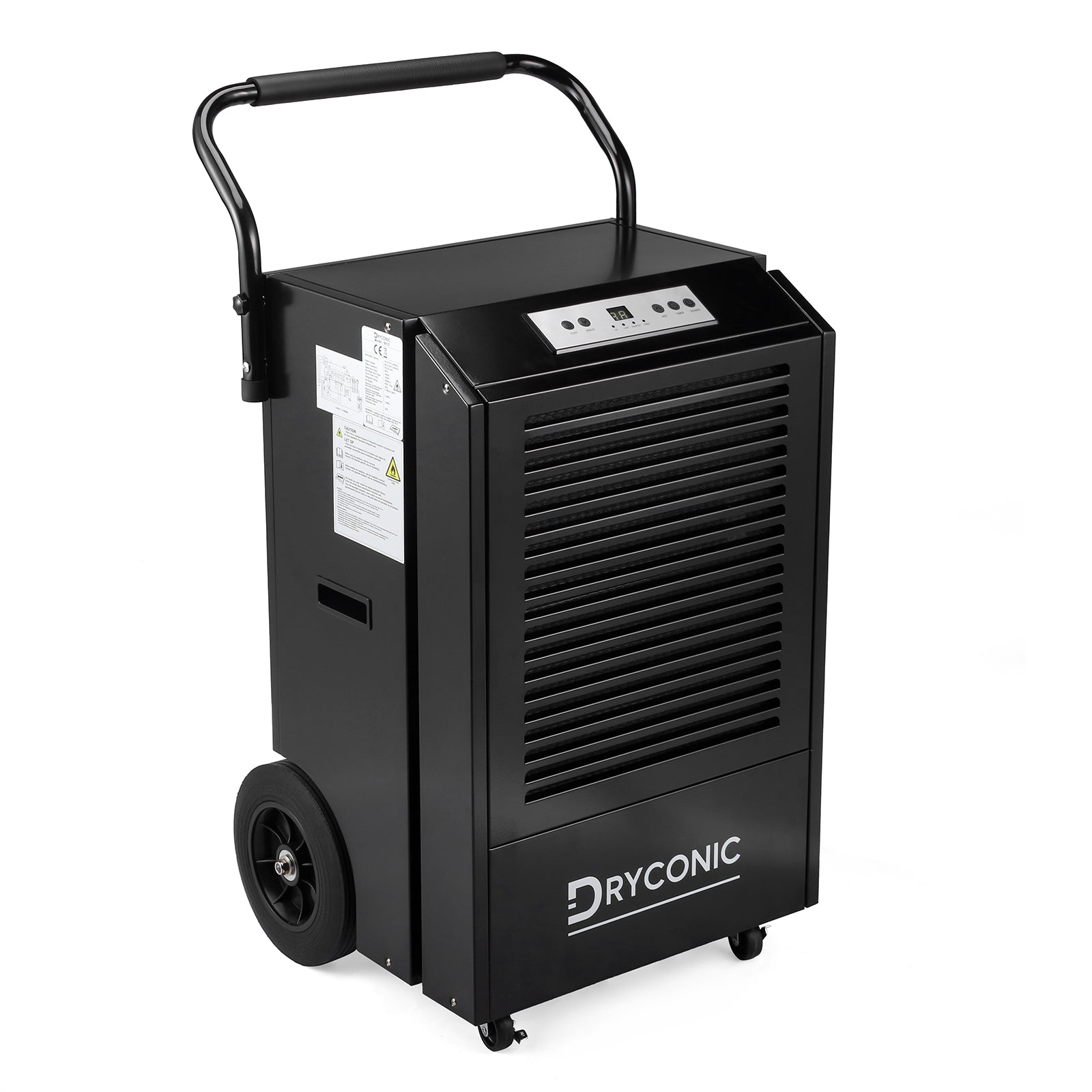Dryconic Bouwdroger 90L - Professionele luchtontvochtiger - ContinuousDrain® - Auto-Defrost - JobSite™ metalen behuizing - Extra grote luchtinlaat