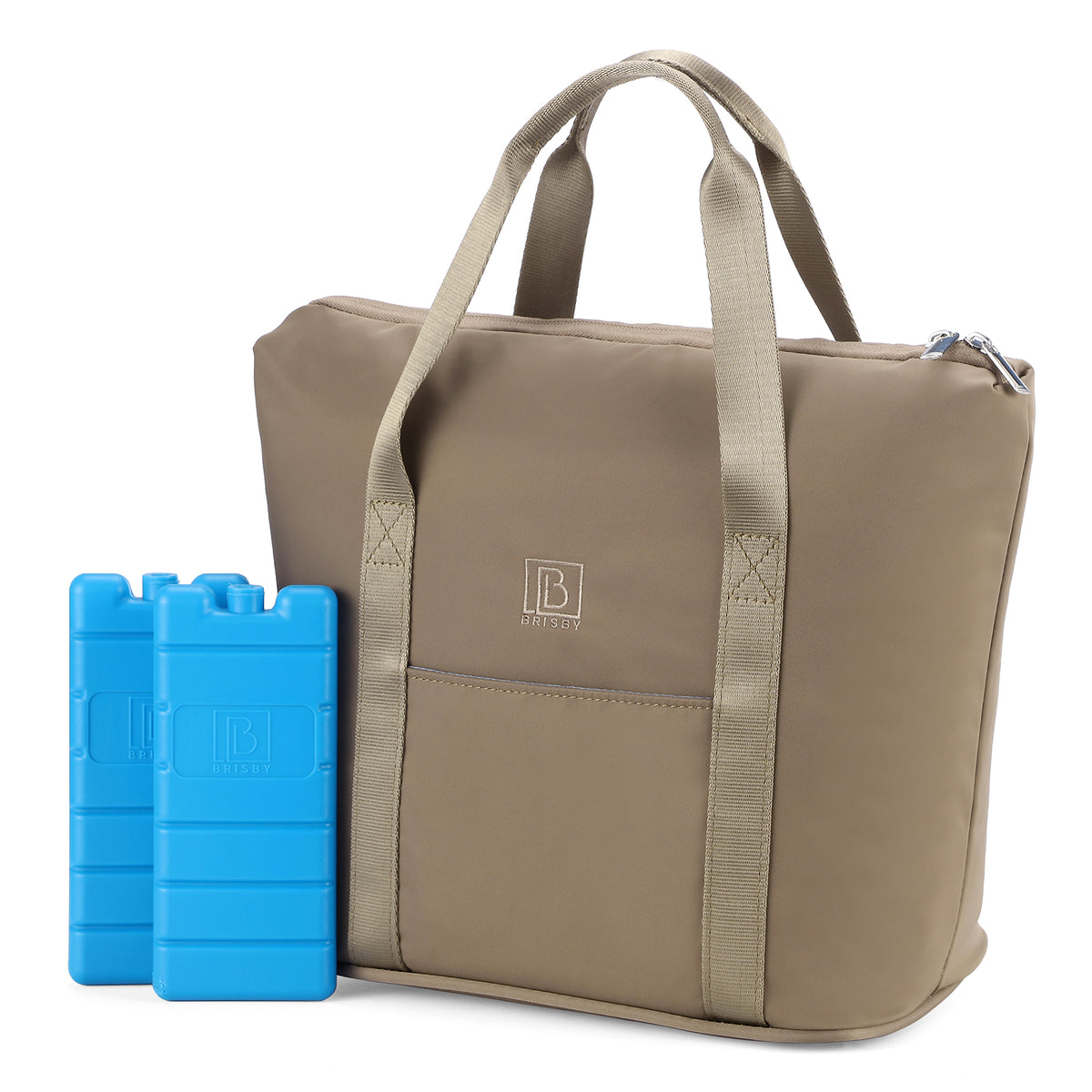 Brisby 4 Laags Geïsoleerde Koeltas - Lunchtas 9L - Taupe