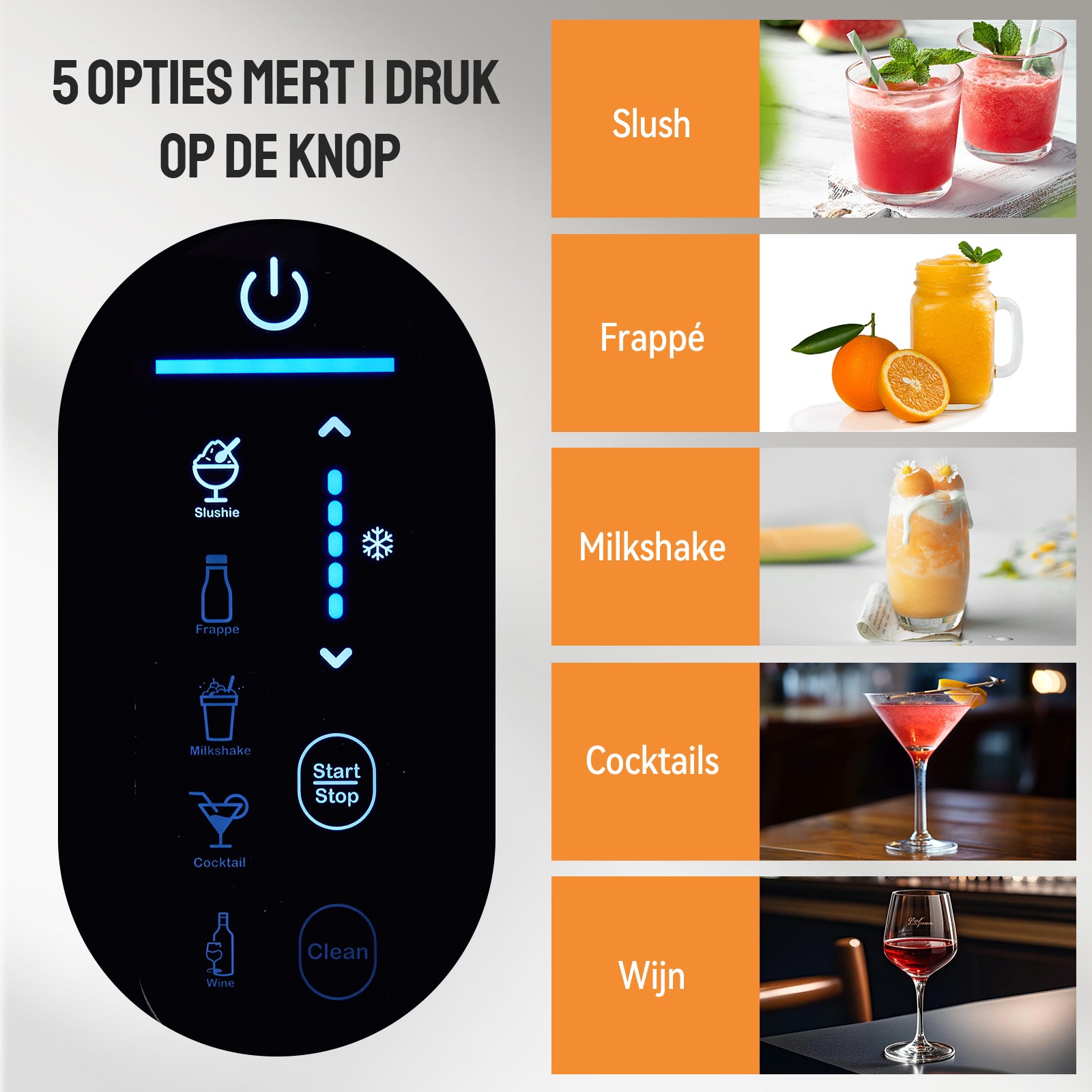 Bardi Slush Hero Slushpuppy machine 2,6L - ArcticCool compressor - fluisterstil 40 dB