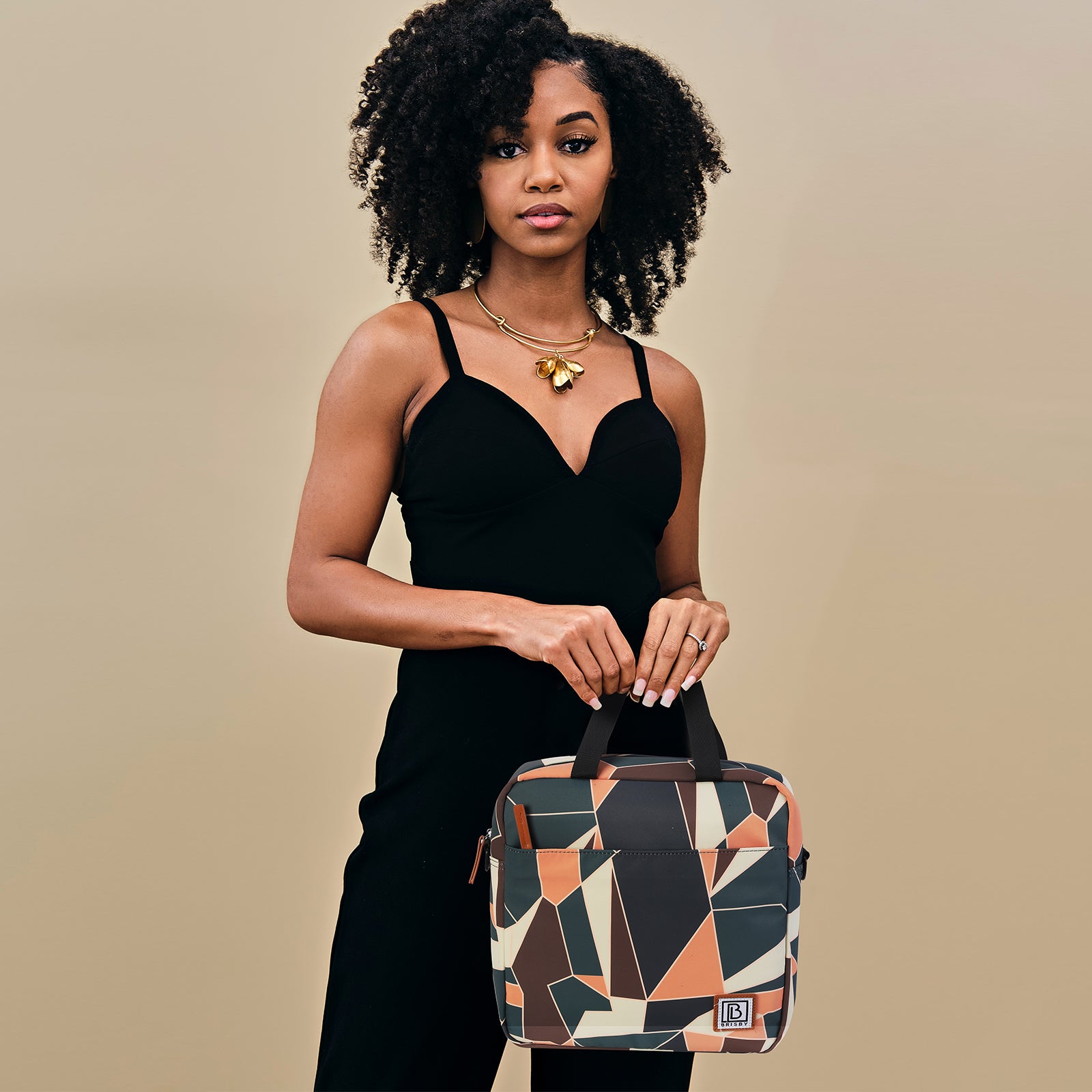 Brisby 4 Layer Insulated Cooler Bag - Lunch Bag 7 Litre - Abstract Colours