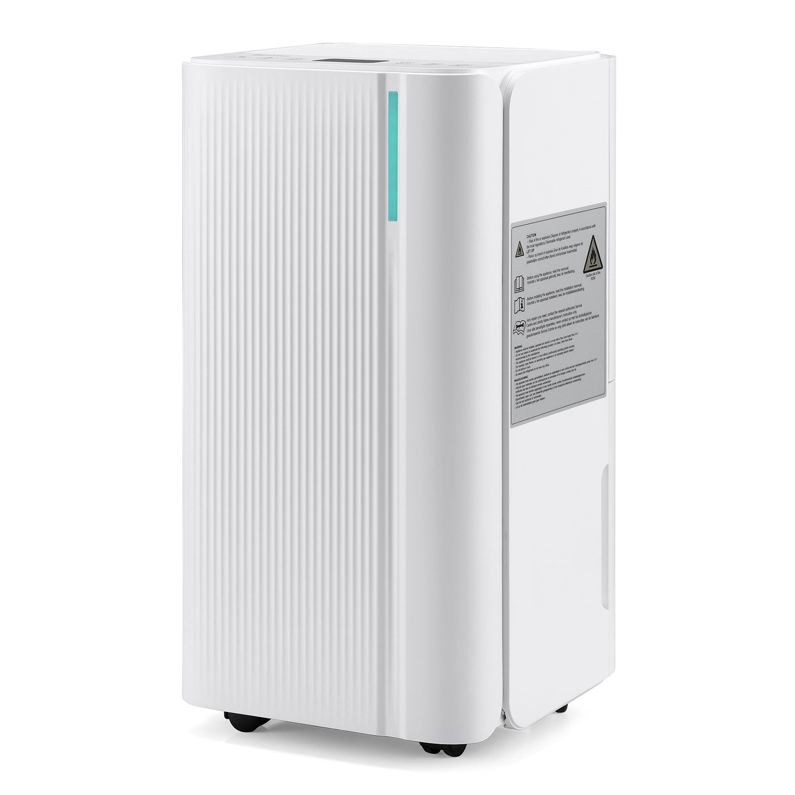 Dryconic Luchtontvochtiger 12L - automatische vochtregeling - 2,1L tank - drainage optie - stil & energiezuinig