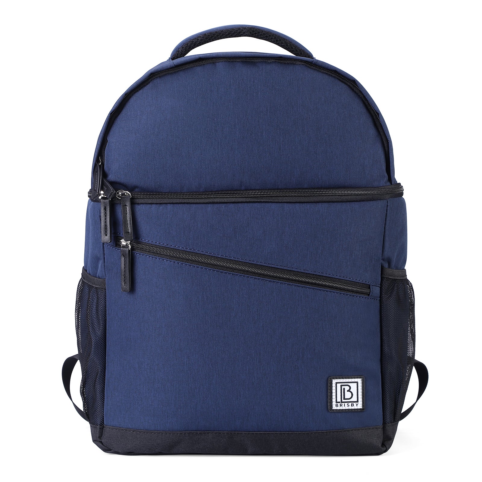 Brisby Koeltas 25L blauw - rugzak - 4-laags geïsoleerd - waterafstotend - incl. 2 gratis koelelementen en bieropener