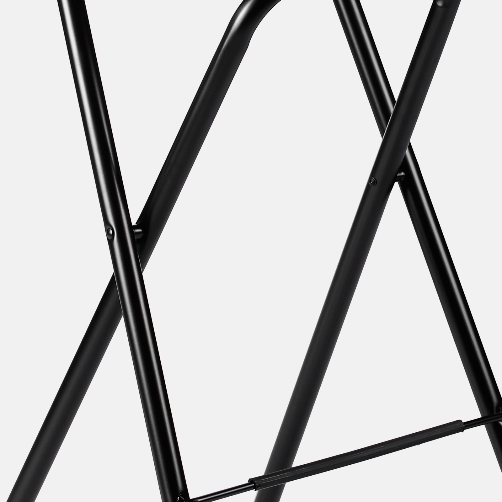 8x folding bar stool black - 100 kg load capacity - for standing table and bar