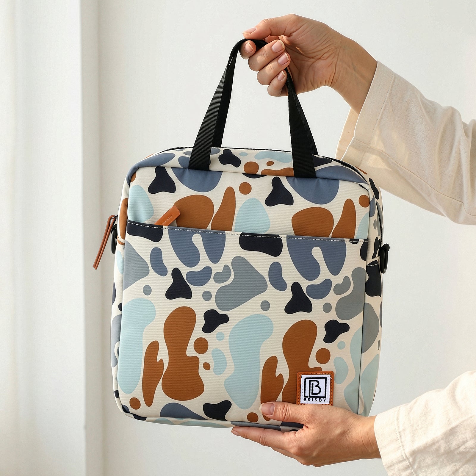 Brisby Koeltas Lunchtas 7L - Inclusief 2 Koelelementen & Schouderband - Palette