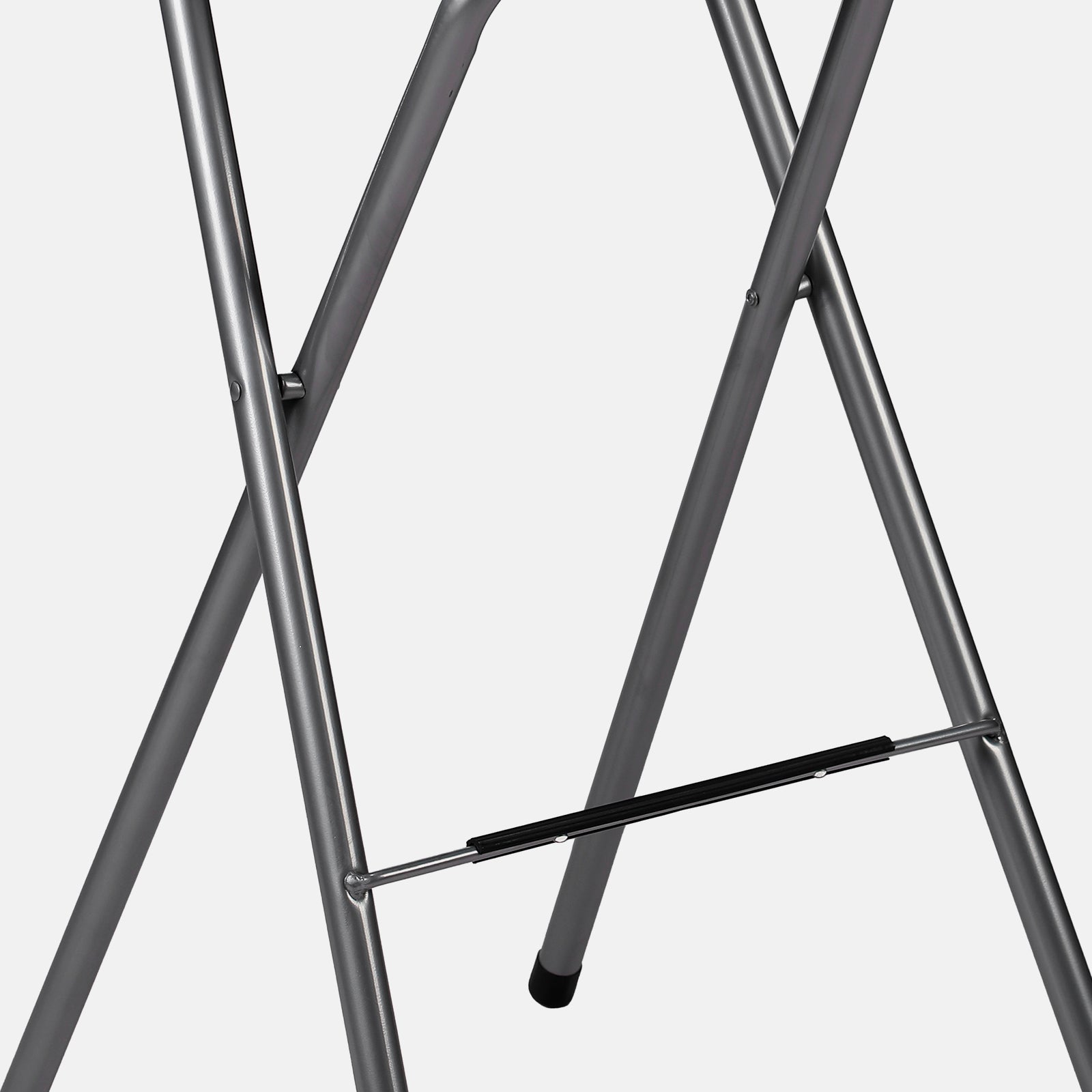 4x folding bar stool white - 100 kg load capacity - for standing table and bar