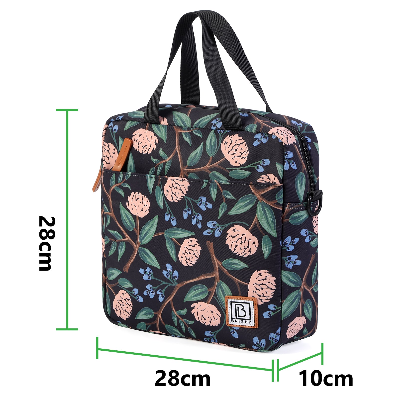 Brisby 4 Layer Insulated Cooler Bag - Lunch Bag 7 Liter - Passion Flower