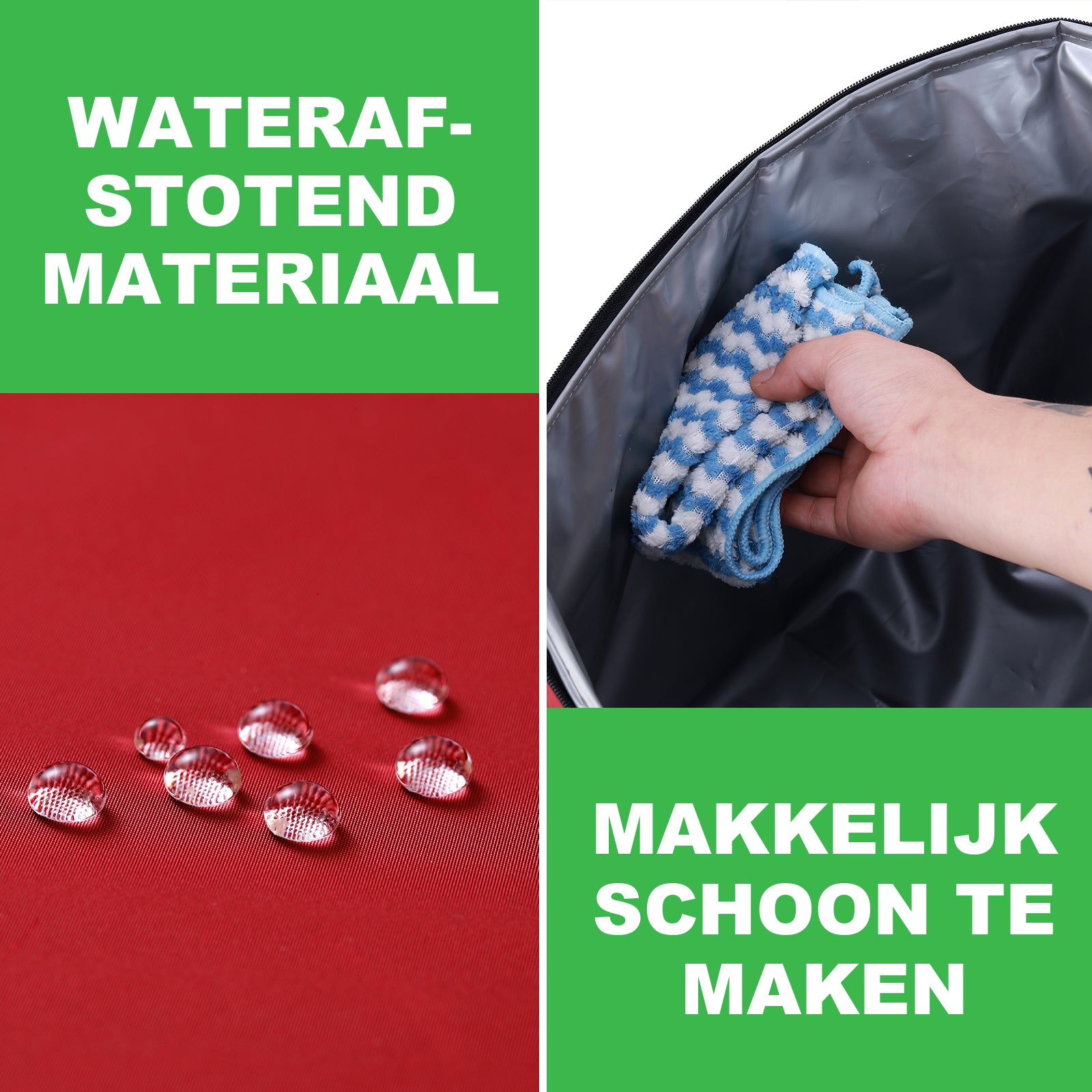 Packaway Koeltas 30L rood - incl. 4 koelelementen, draagband