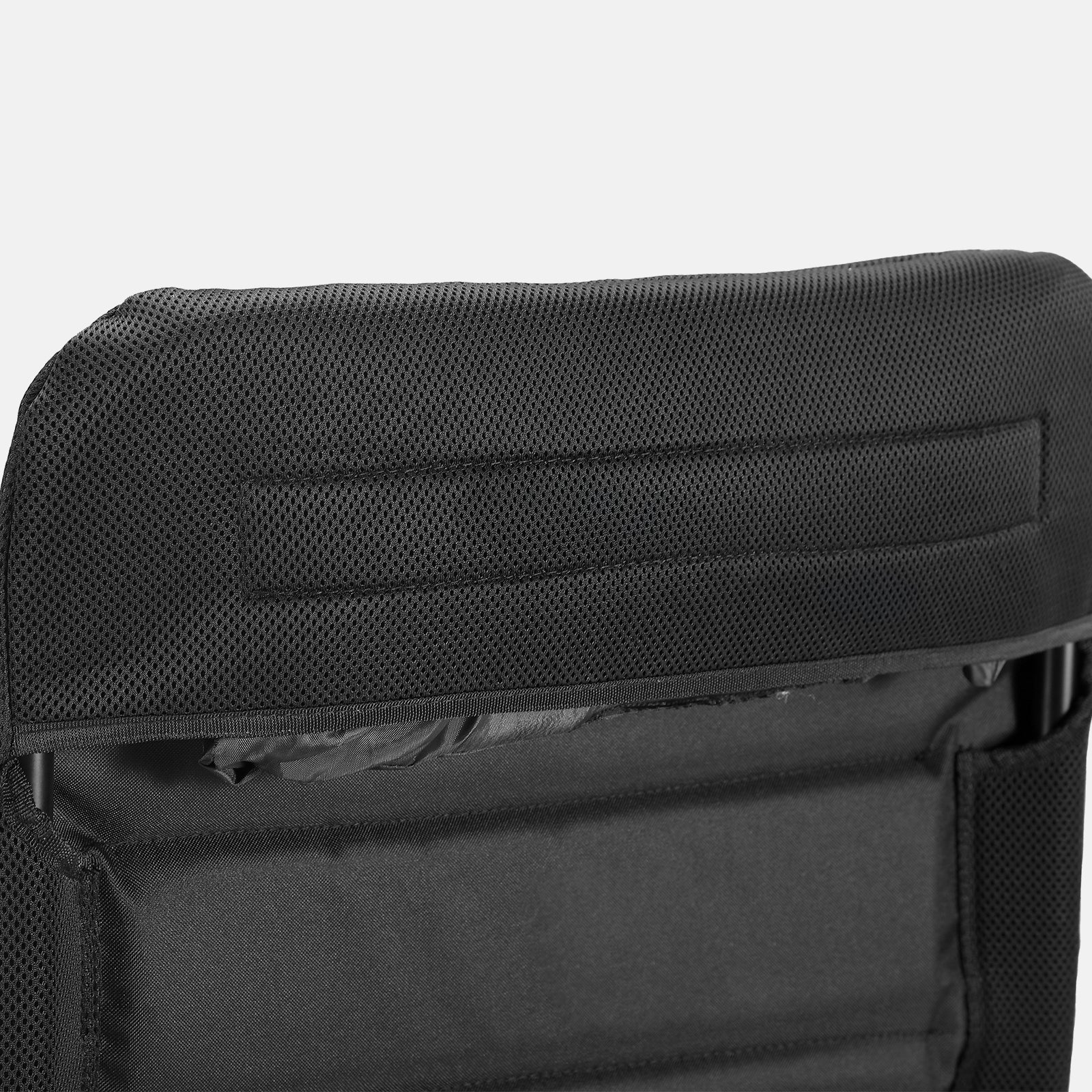 Bardi 8-delige Campingstoelen set zwart - 7 standen - 120 kg draagvermogen