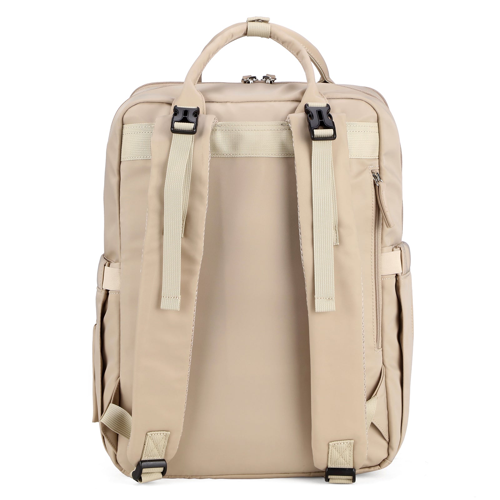 Brisby slijtvaste Luiertas – verzorgingstas – met buggymontage - Natural Champagne