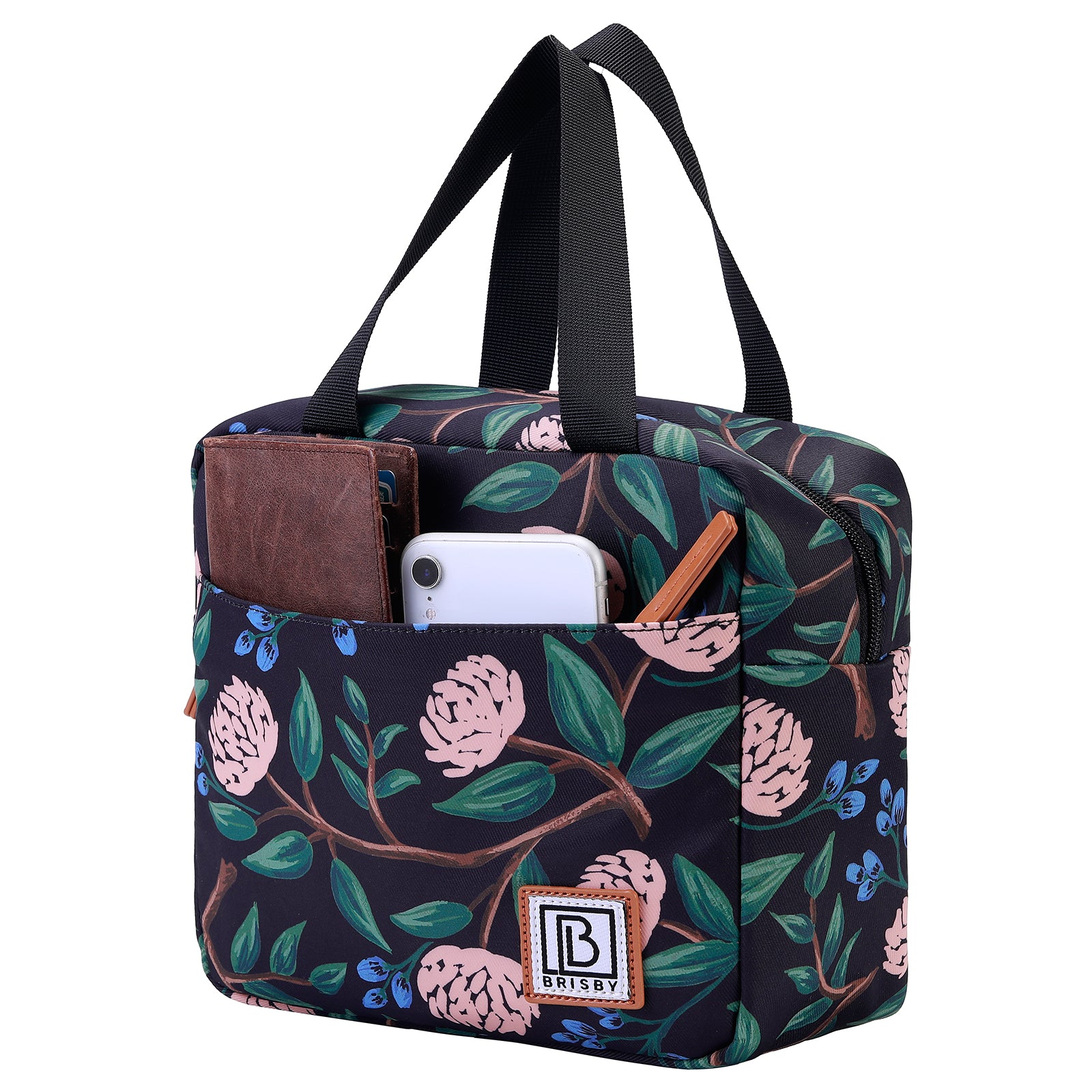 Cooler bag 4L passion flower - 4-layer insulated - free cooling element