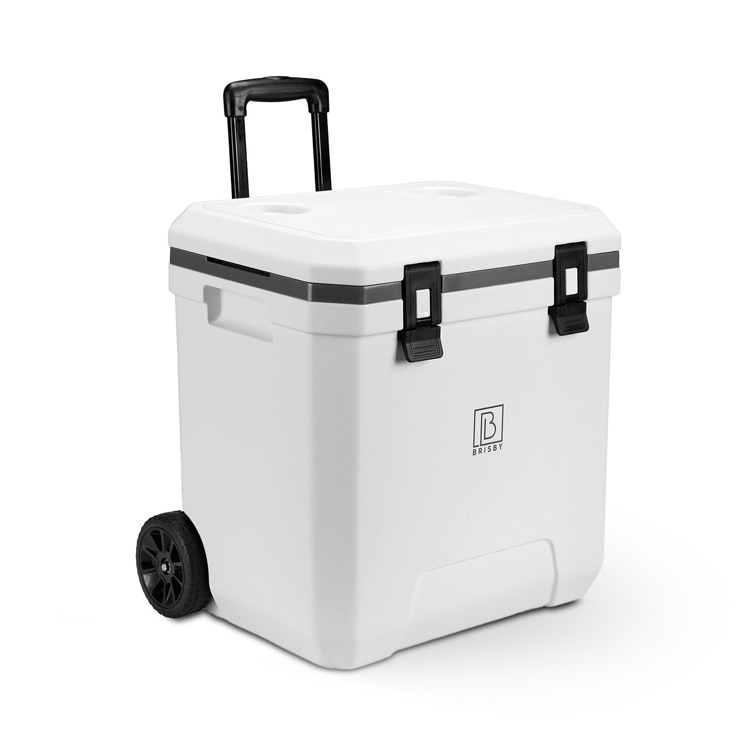 Koelbox trolley 40L wit - Telescopisch handvat - incl. 4 koelelementen