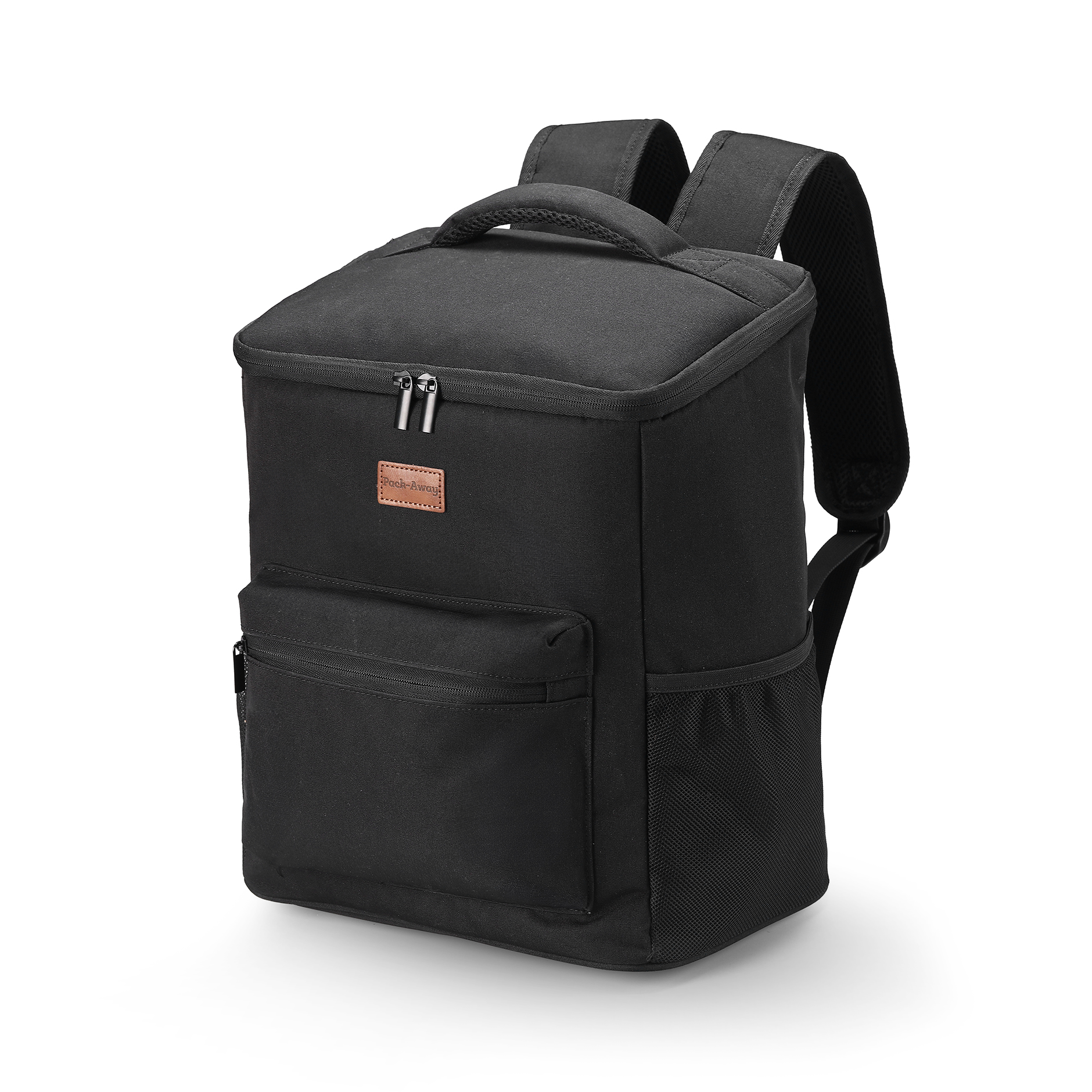 Packaway Koeltas rugzak 25L zwart - incl. 2 koelelementen, flessenopener