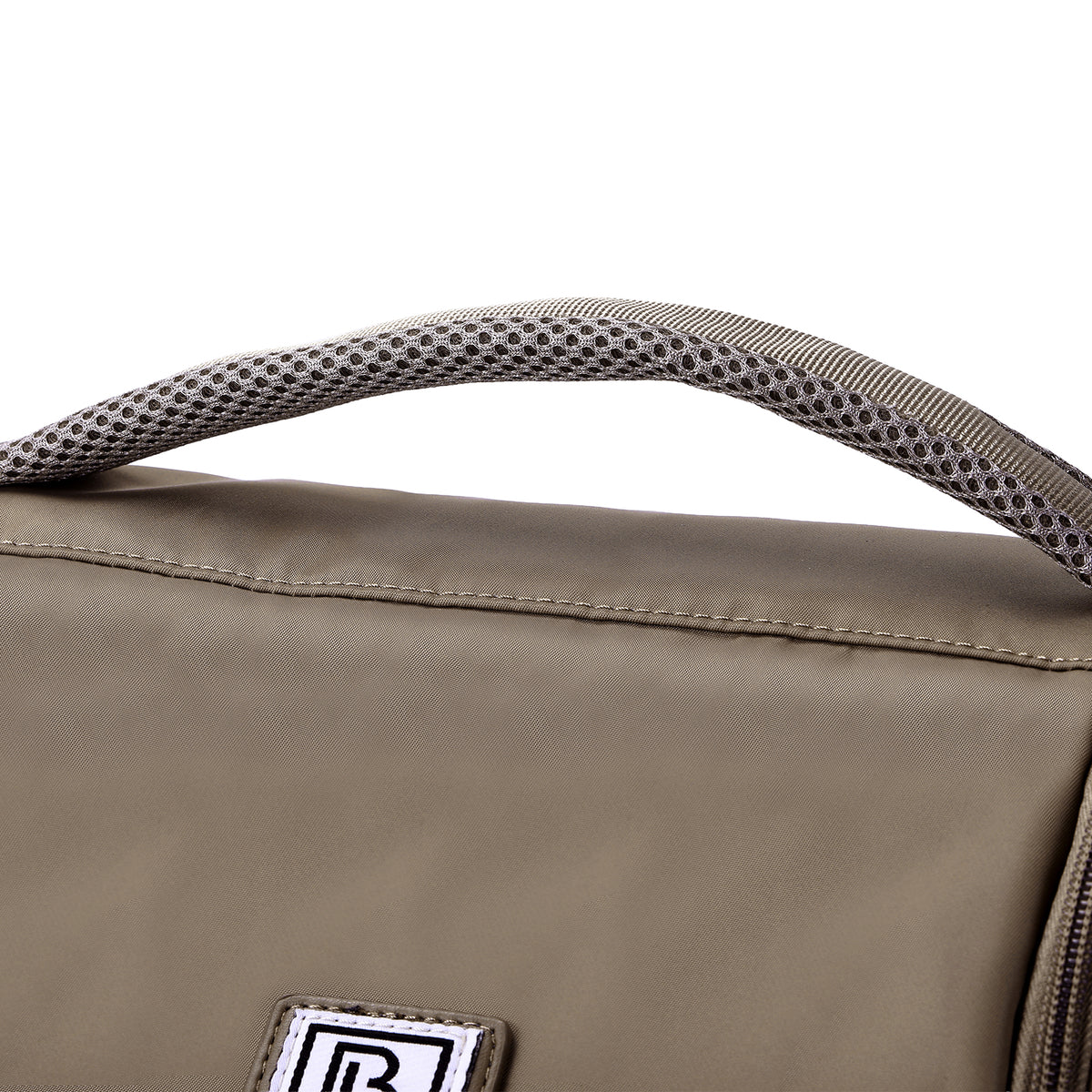 Brisby Koeltas Lunchtas 11 Liter – 4-Laags Geïsoleerd – Inclusief 2 Koelelementen – 2 Compartimenten – Schouderband – Tot 10 Uur Koel - Stone Greige