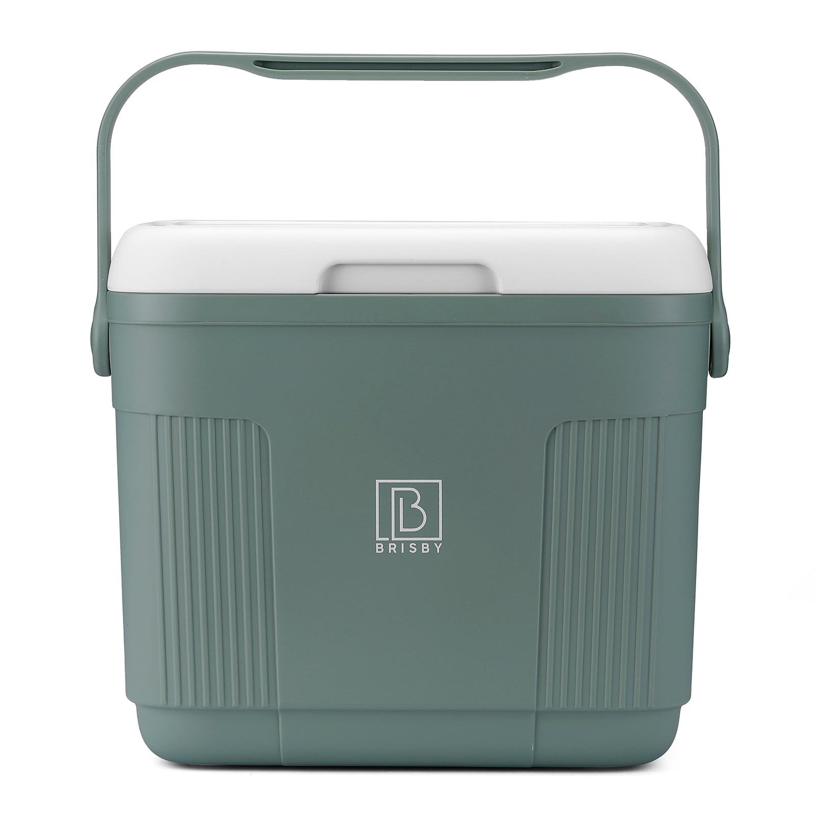 Koelbox 22L groen - Tot maximaal 40 uur isolatie - incl. 4 450ml koelelementen - temperatuur veilige sluiting - koelelementen vergrendeld in deksel