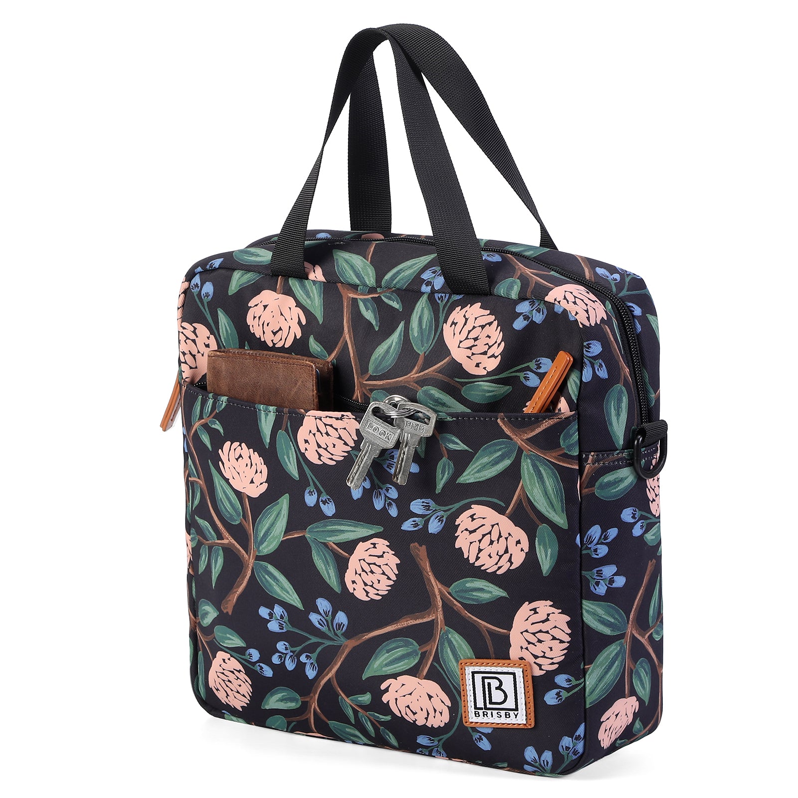 Brisby 4 Layer Insulated Cooler Bag - Lunch Bag 7 Liter - Passion Flower