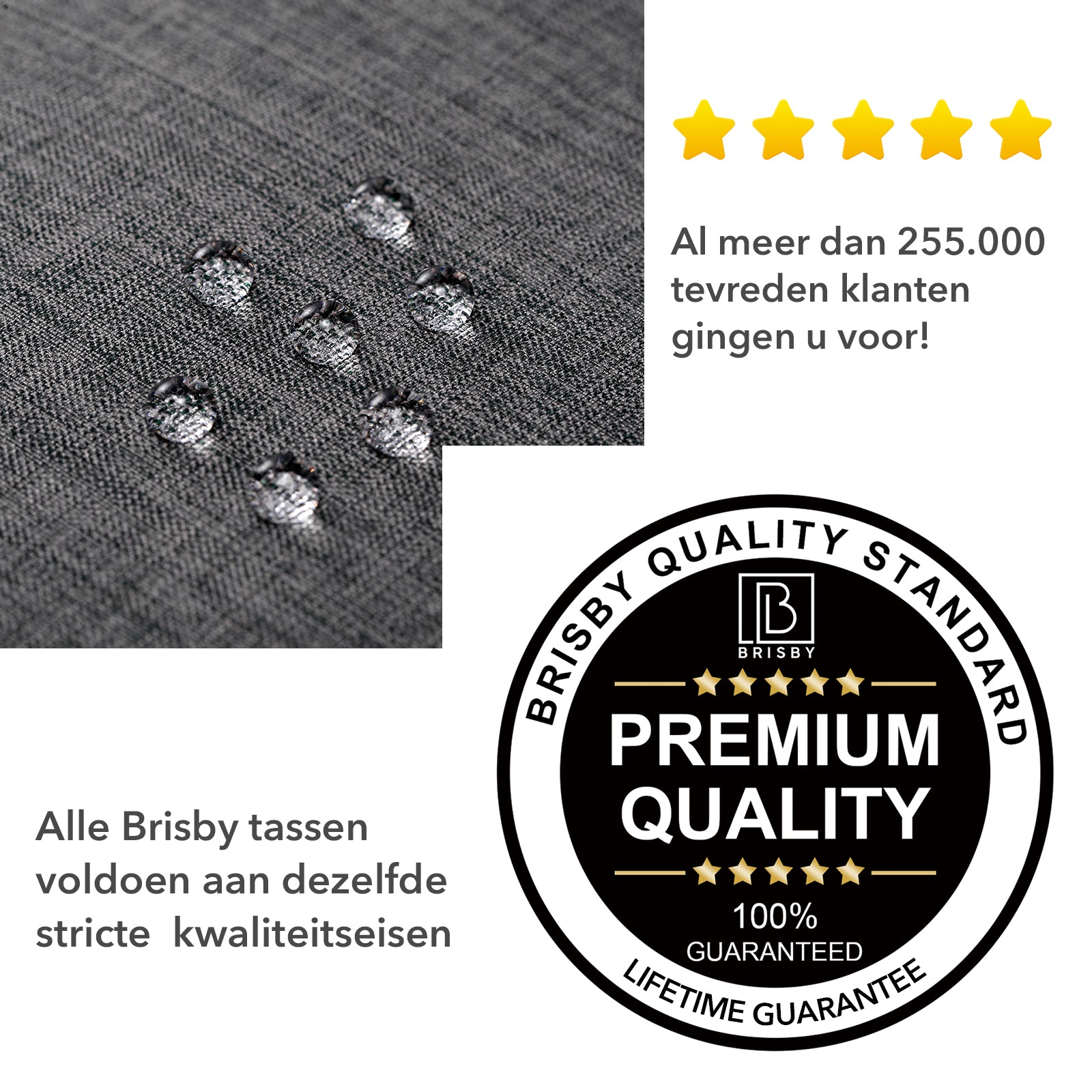 Brisby Koeltas & Lunchtas 2,5 Liter voor Kinderen - Inclusief Koelelement & Naamkaartje - Donkergrijs